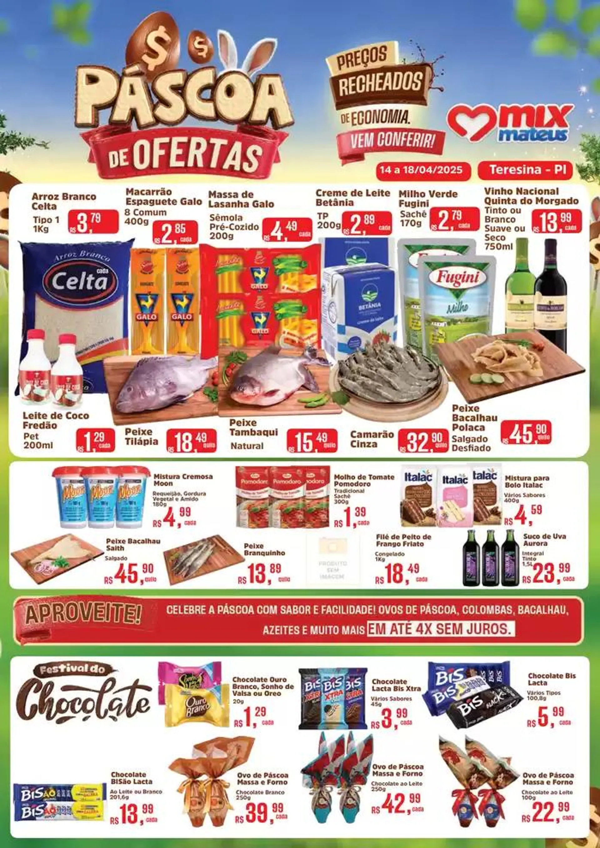 Encarte de Nossas melhores pechinchas 14 de abril até 18 de abril 2025 - Pagina 1
