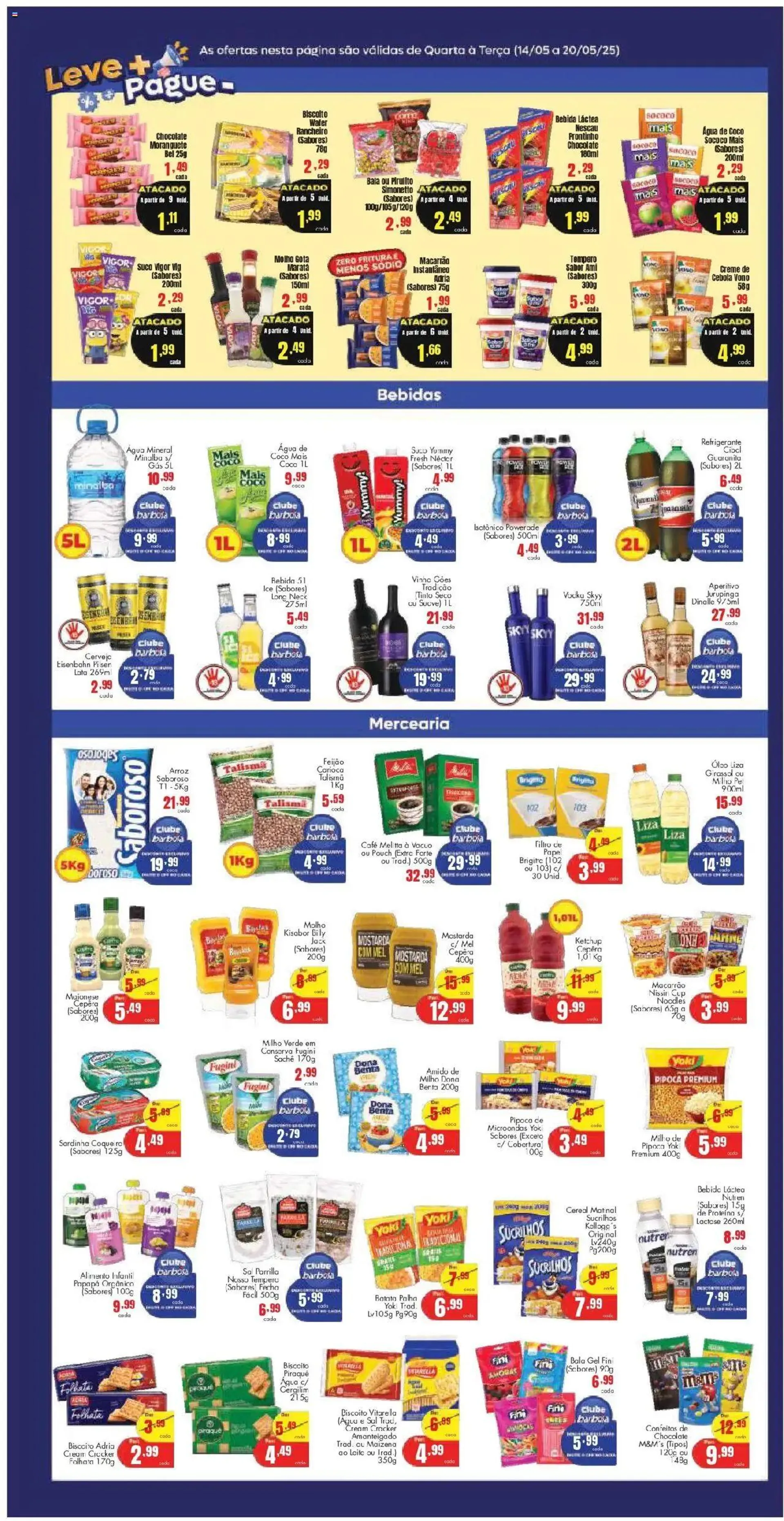 Encarte de Barbosa Supermercados - Ofertas Lojas São José dos Campos e São José Alto da Ponte 14 de maio até 20 de maio 2025 - Pagina 3