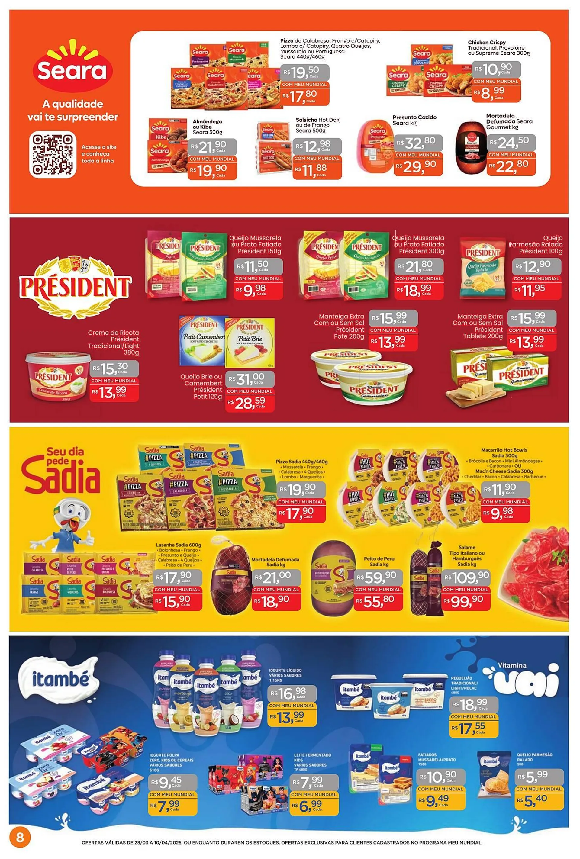Encarte de Catálogo Supermercados Mundial 31 de março até 10 de abril 2025 - Pagina 8
