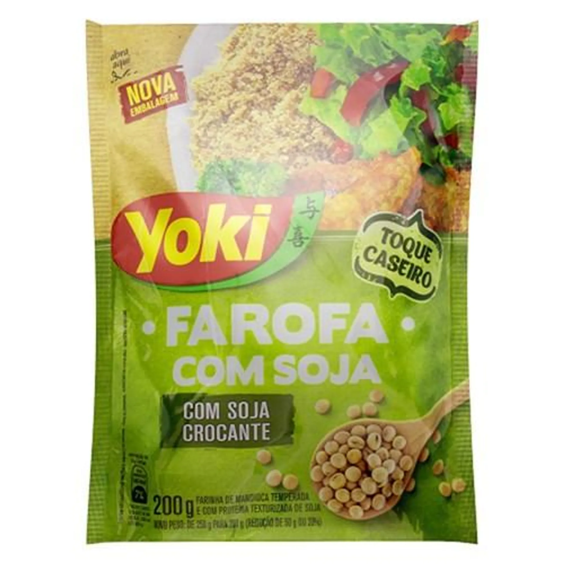 Farofa de Mandioca com Soja Yoki 200G