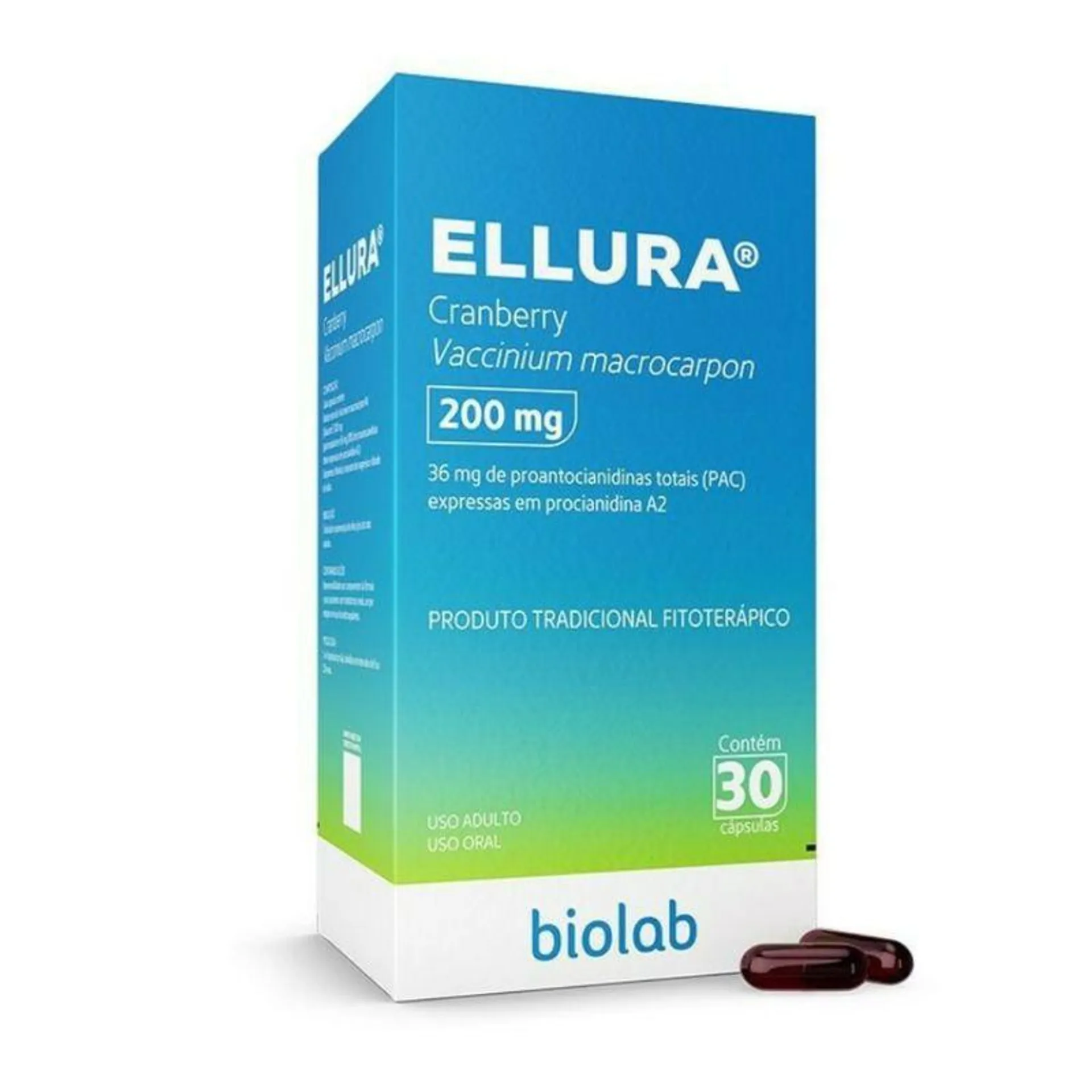 Ellura 200mg Biolab 30 Cápsulas