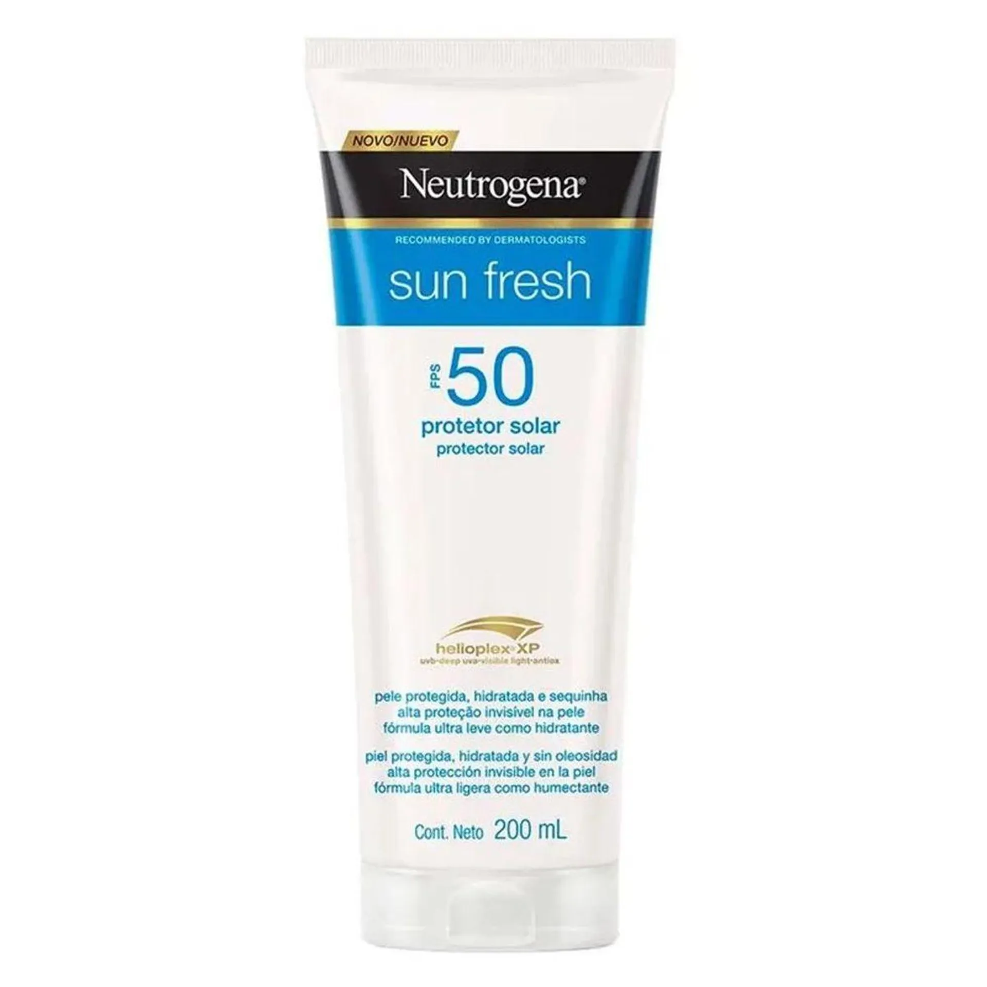 Protetor Solar Facial Neutrogena Sun Fresh FPS50 200ml