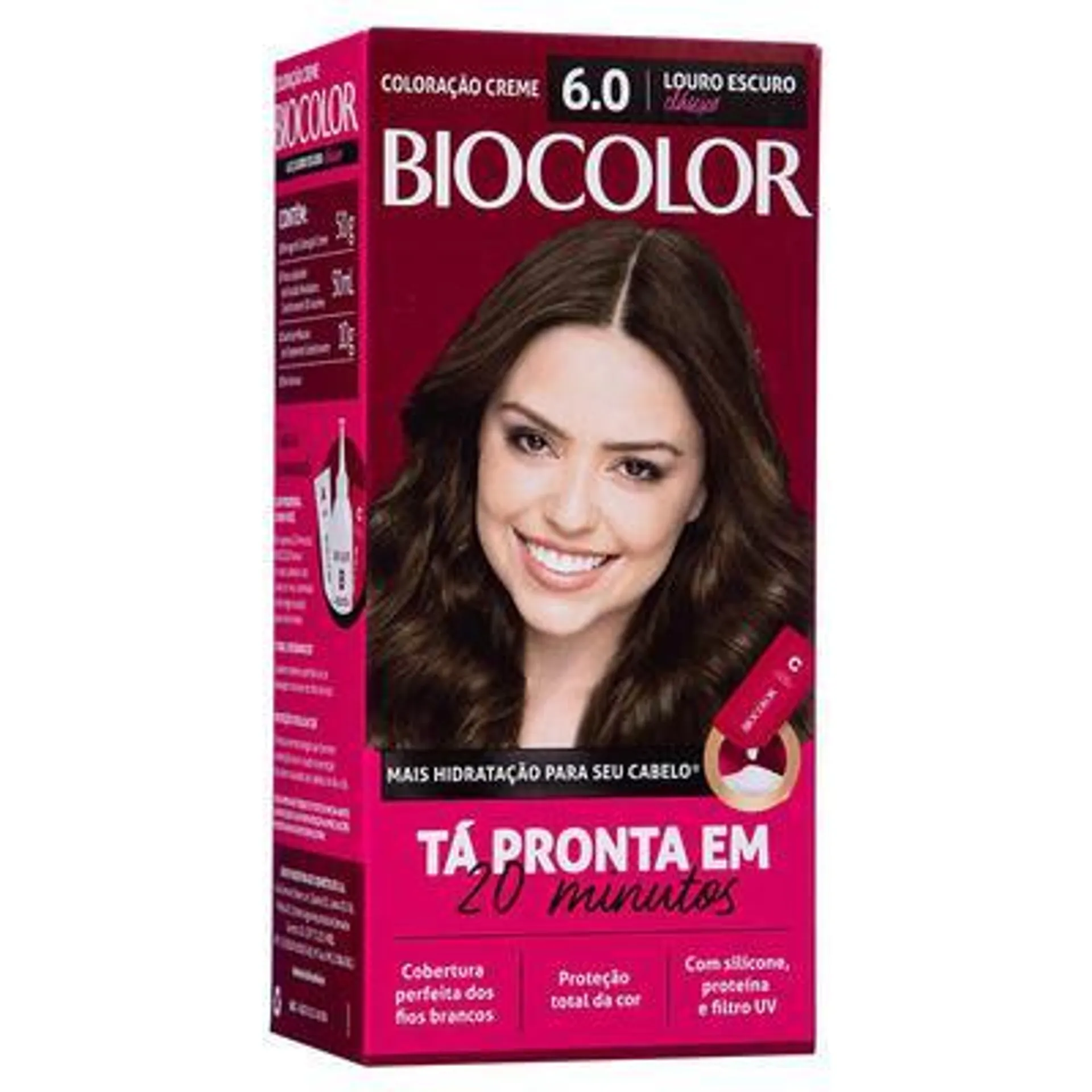 Tinta de Cabelo Biocolor Mini Kit Louro Escuro Clássico 6.0