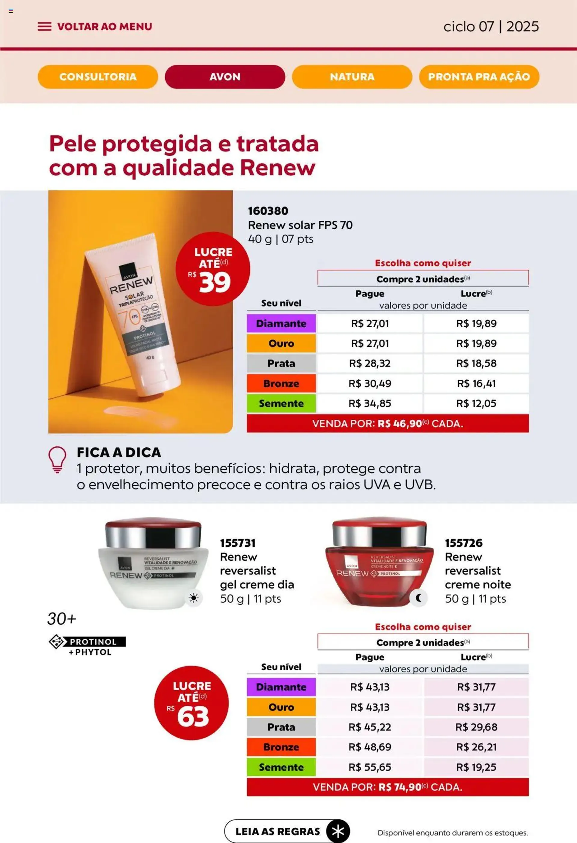 Encarte de Avon - Campanha 07: Minha Consultoria 3 de abril até 1 de maio 2025 - Pagina 25