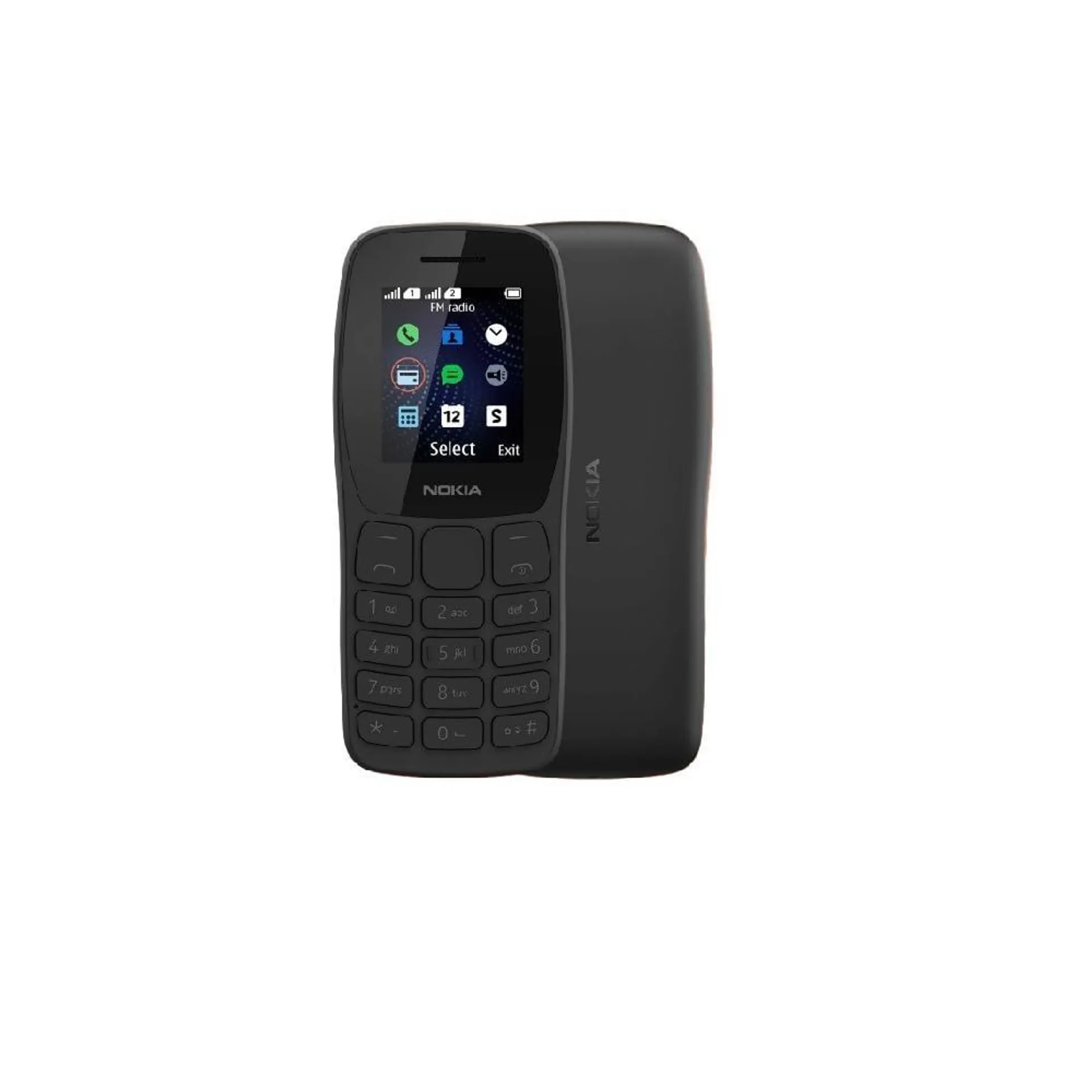 Celular Nokia 105, Preto, NK093