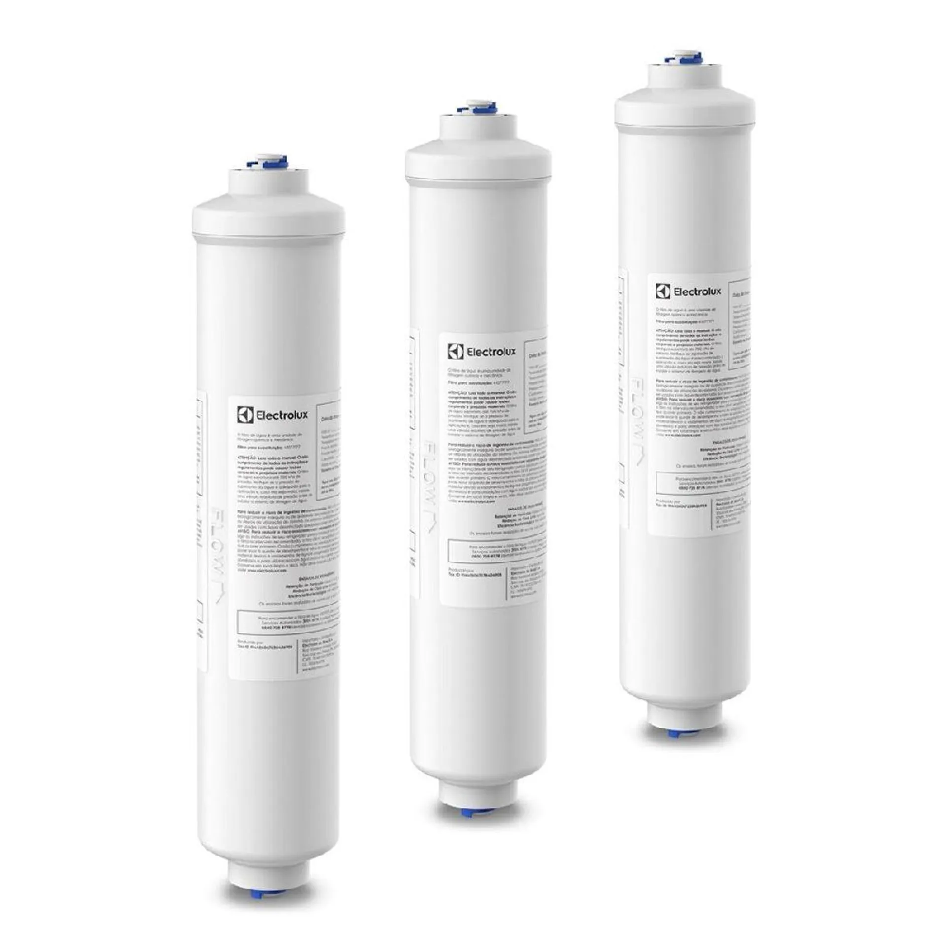 Kit Filtro de Água Externo para Refrigerador Side By Side Electrolux (3 unidades)