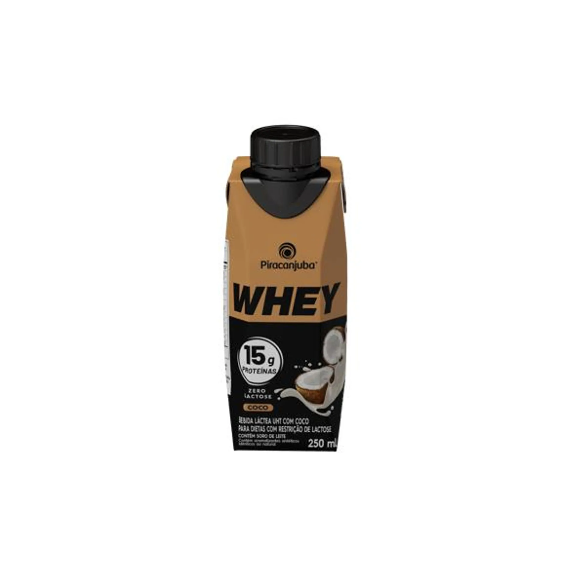 Bebida Láctea Piracanjuba de Coco Zero Lactose Whey 250ml