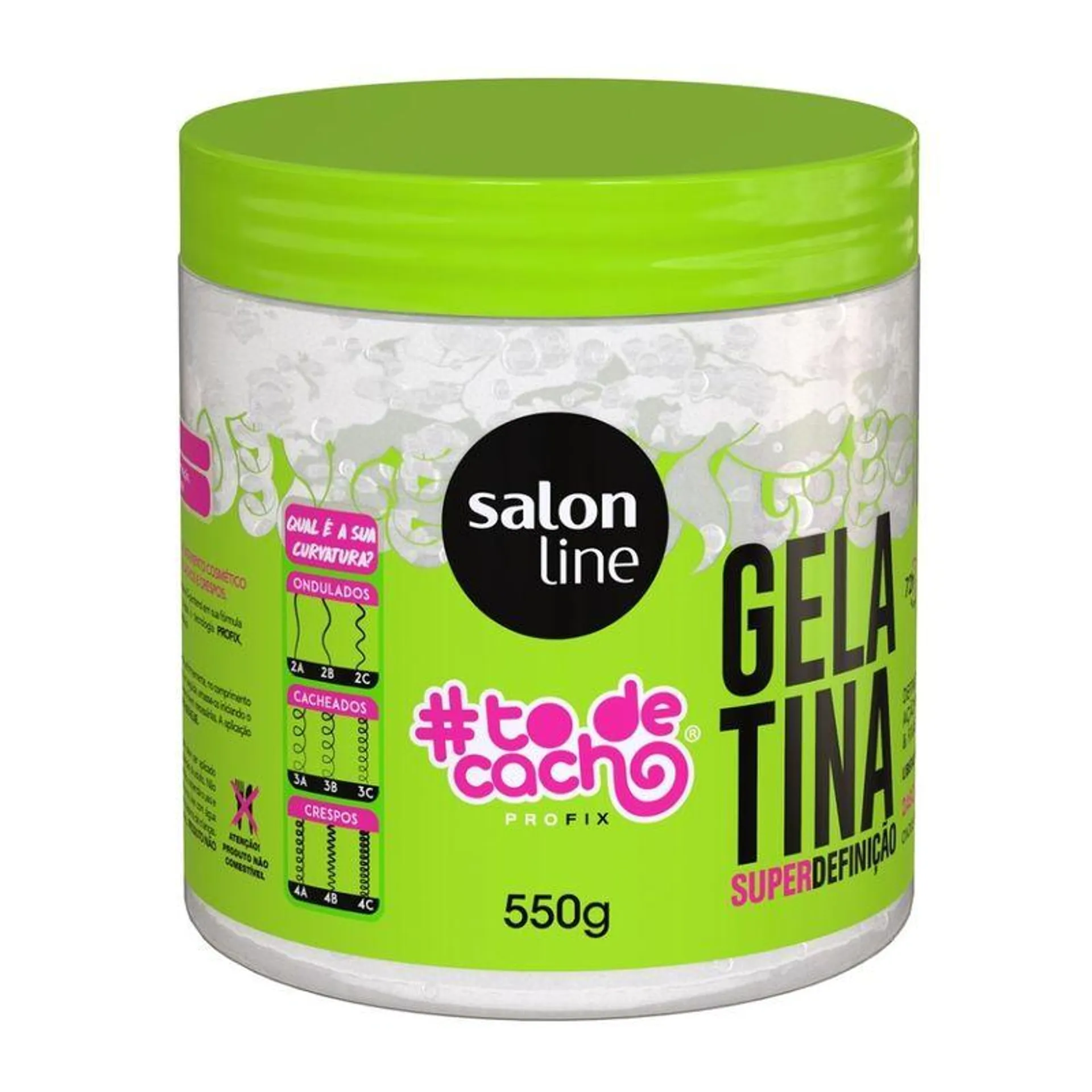 Gelatina Salon Line #Todecacho Super Definição 550g