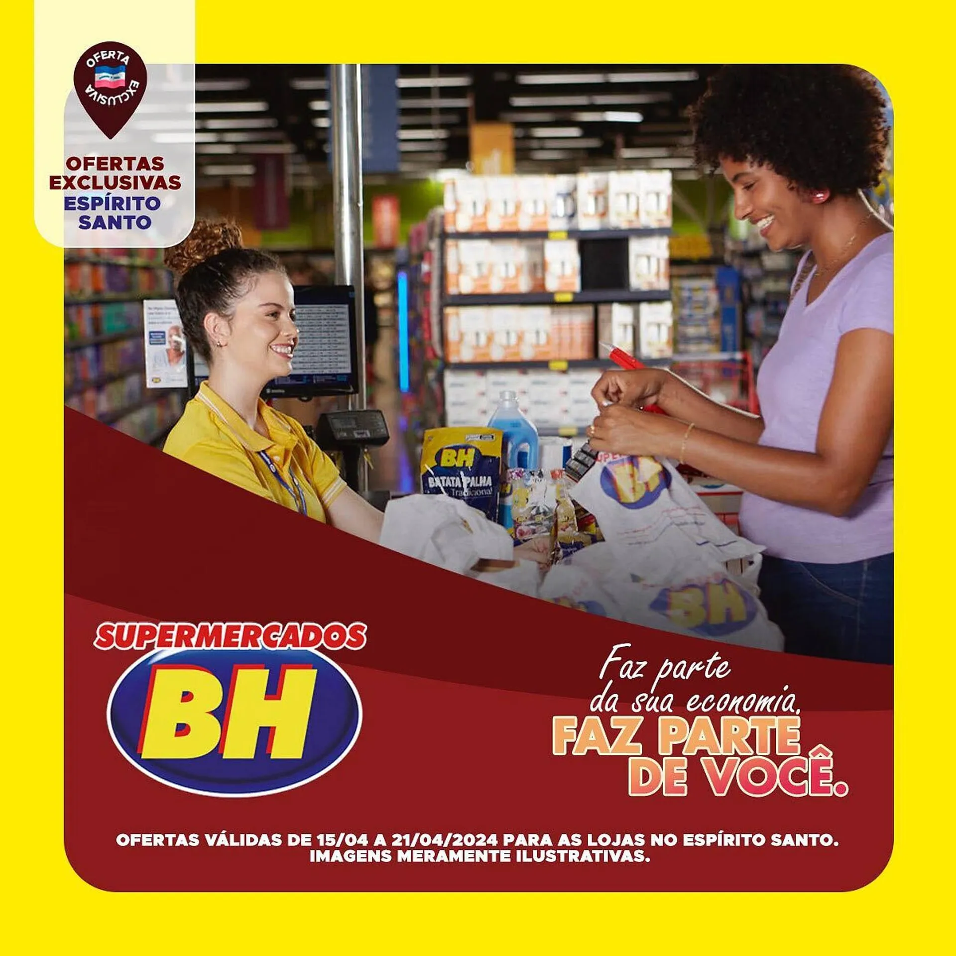 Encarte de Catálogo Supermercados BH 15 de abril até 21 de abril 2024 - Pagina 