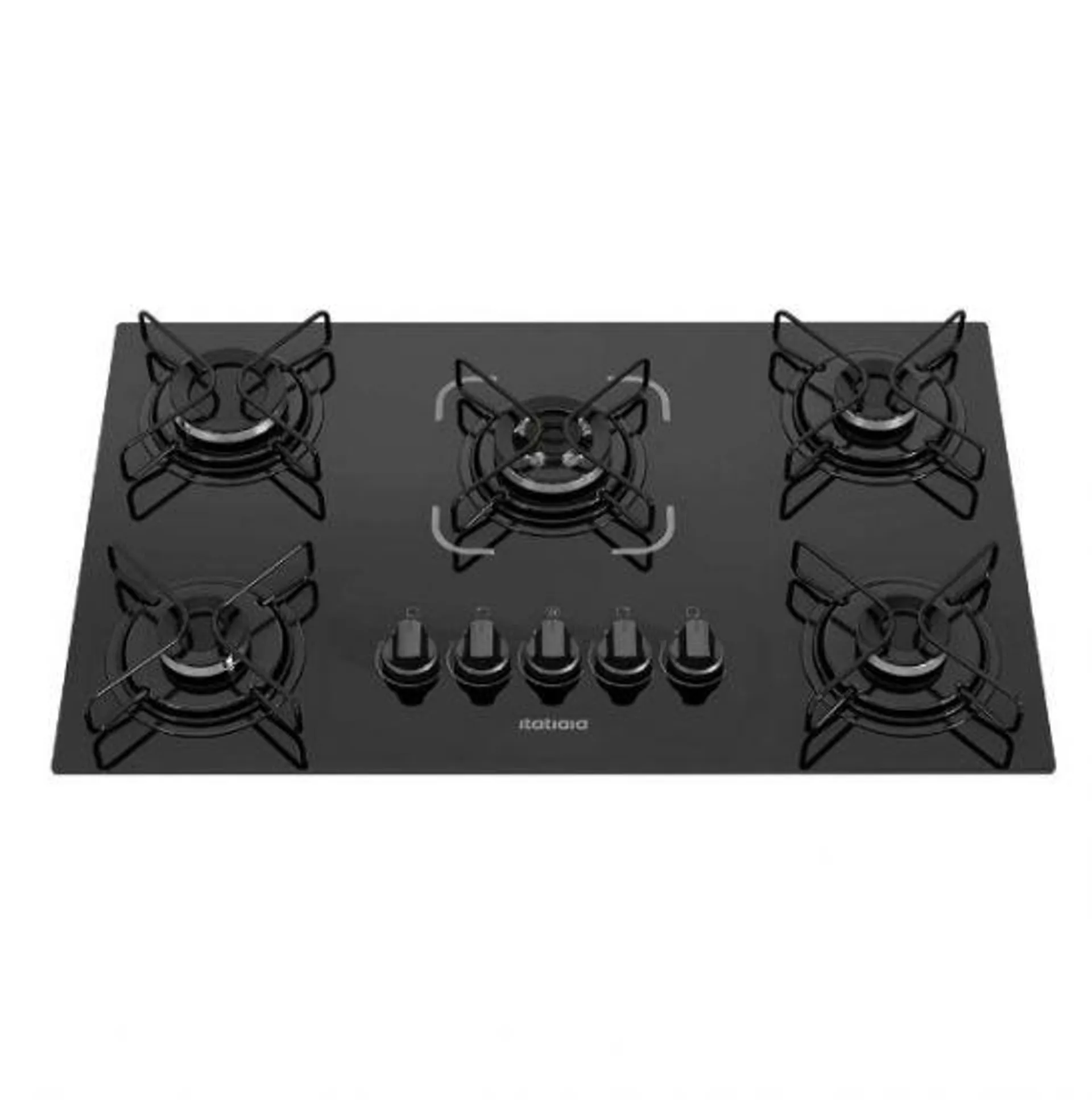 Cooktop Itatiaia Essencial - 5 Bocas, Tripla Chama, Acendimento Super Automático - Preto