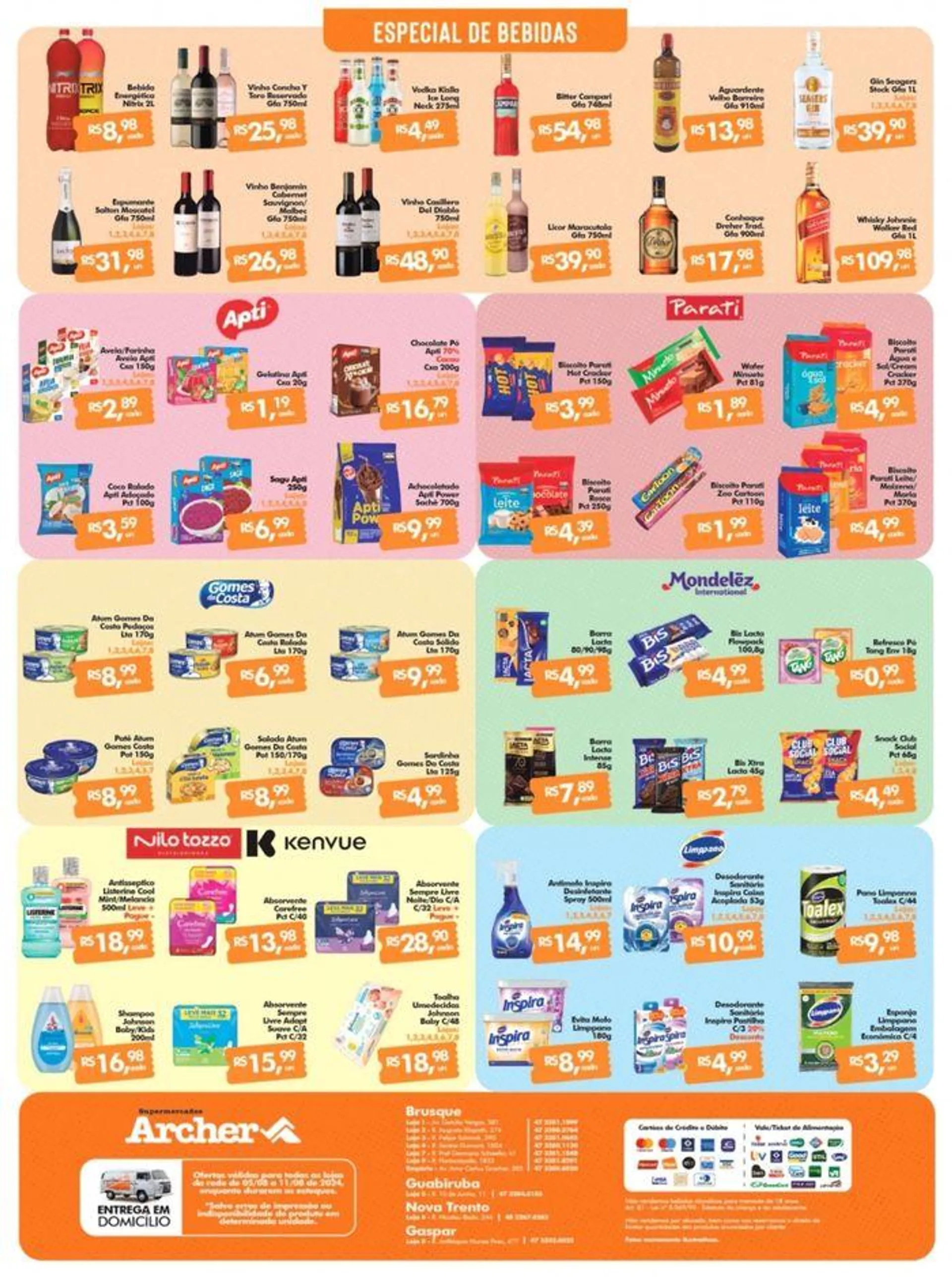 Encarte de Ofertas Supermercados Archer 6 de agosto até 11 de agosto 2024 - Pagina 4