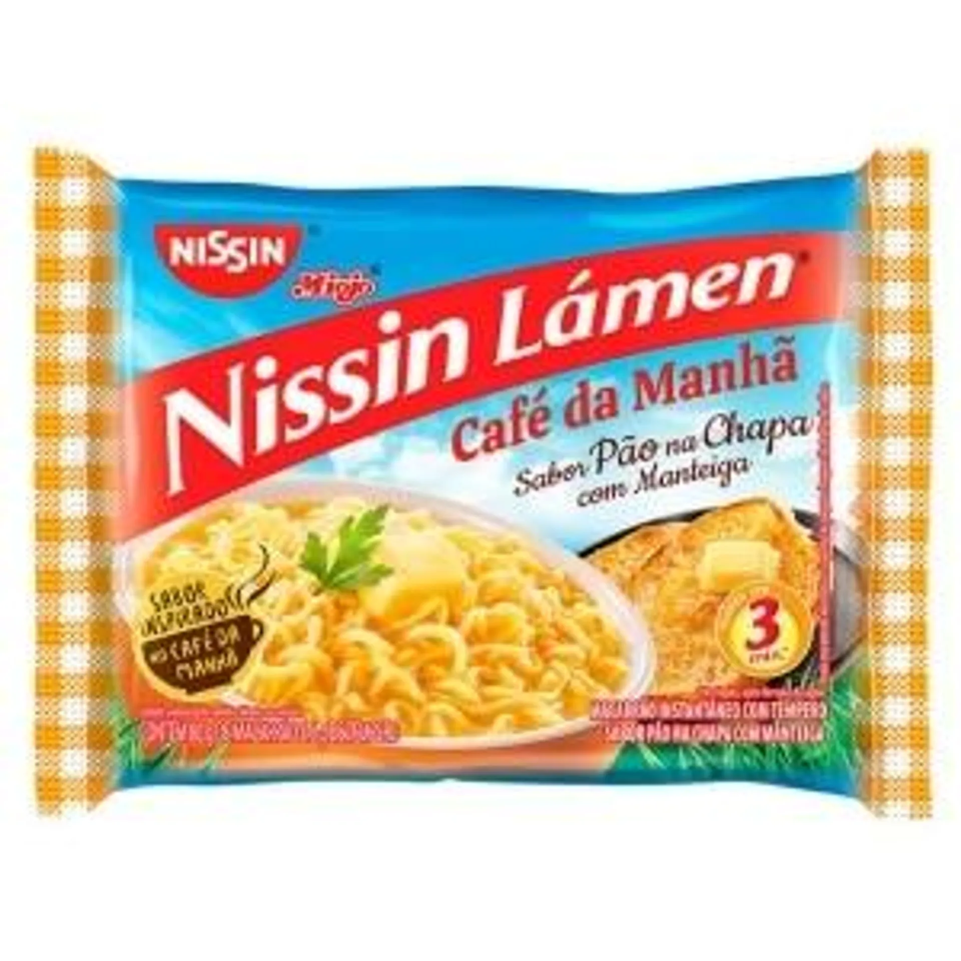 Macarrão Instantâneo Nissin Pão na Chapa com Manteiga 85g