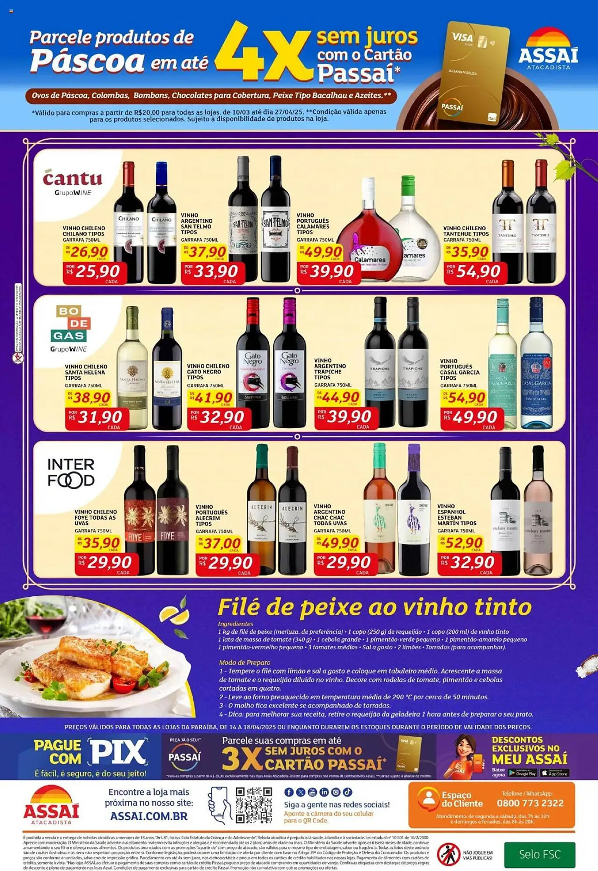 Encarte de Catálogo Assaí Atacadista 14 de abril até 18 de abril 2025 - Pagina 2