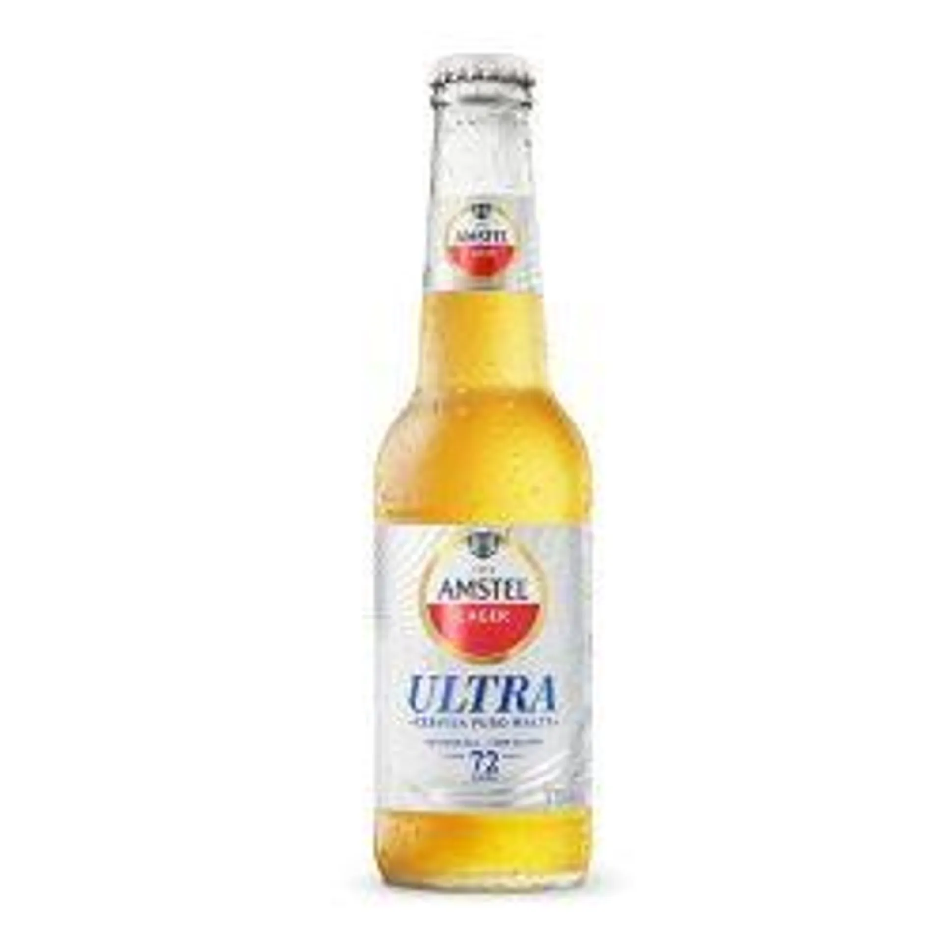 Cerveja Lager Puro Malte Sem Glúten Amstel Ultra Garrafa 275ml