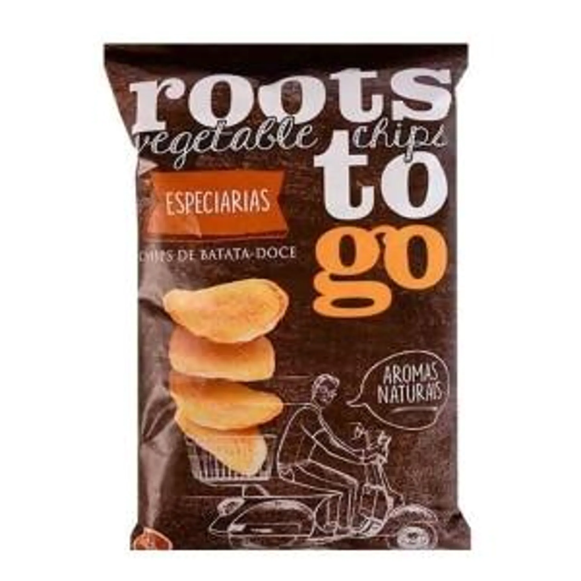 Chips Roots To Go Batata Doce Especiarias 45g