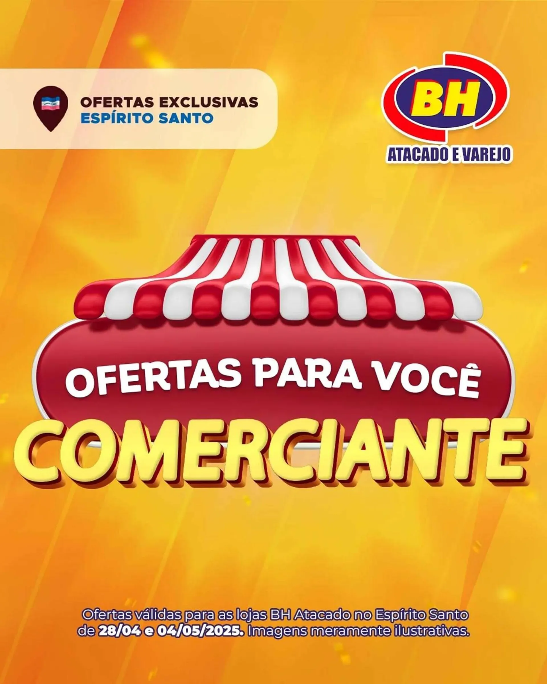 Encarte de Catálogo Supermercados BH 1 de maio até 4 de maio 2025 - Pagina 1
