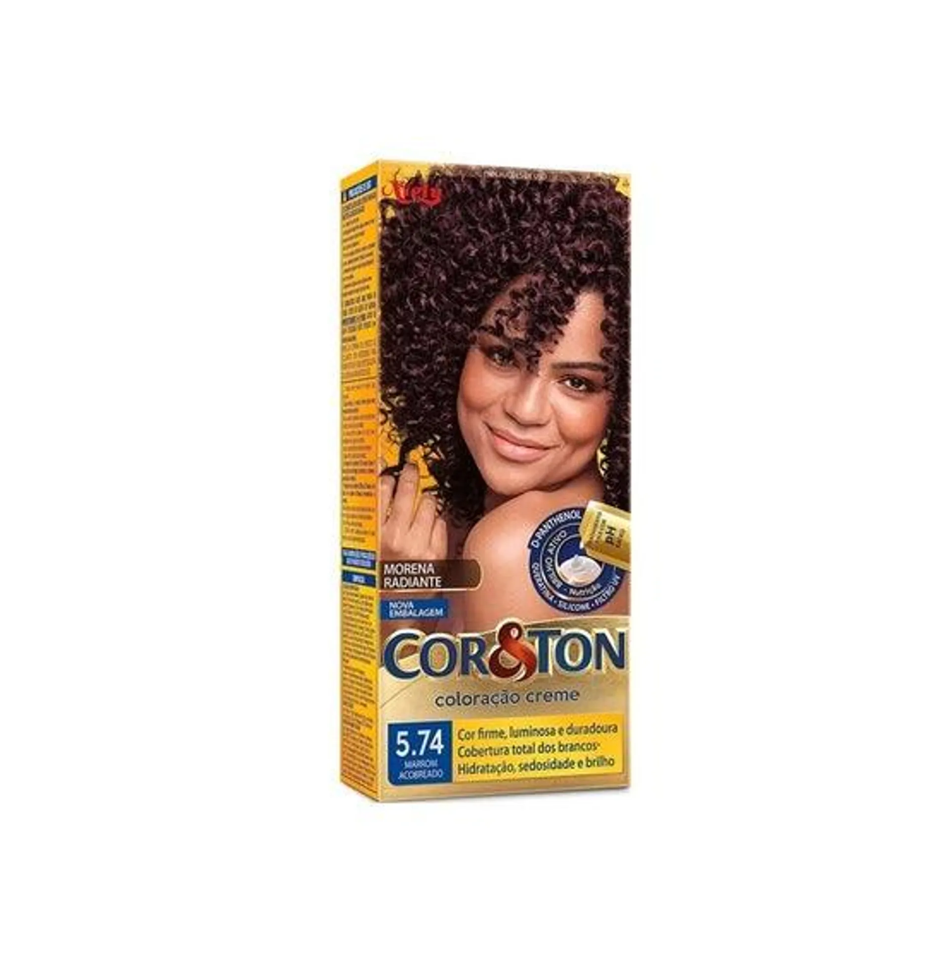 Tintura Cor & Ton 5.74 Marrom Acobreado