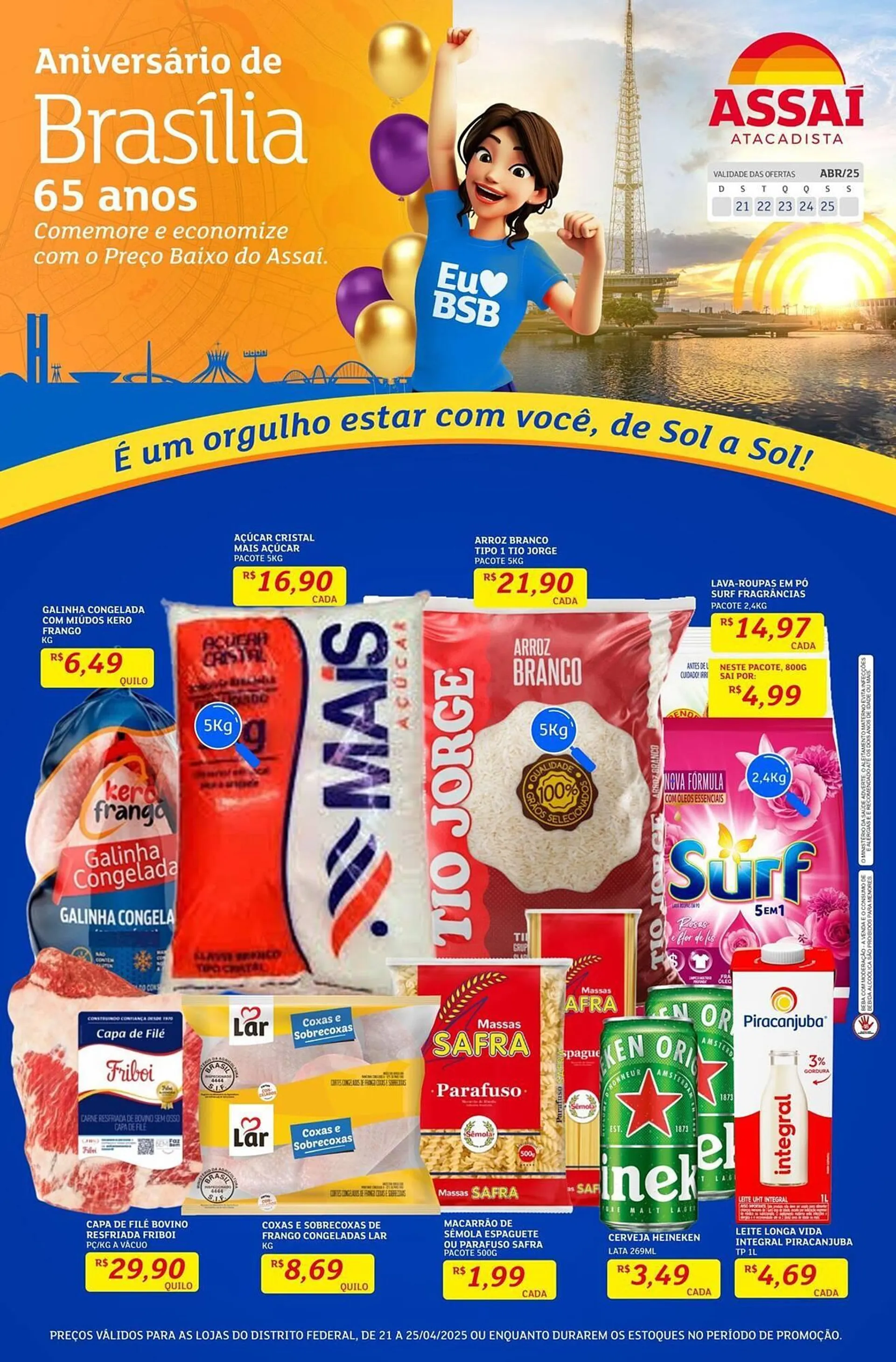 Encarte de Catálogo Assaí Atacadista 22 de abril até 25 de abril 2025 - Pagina 1