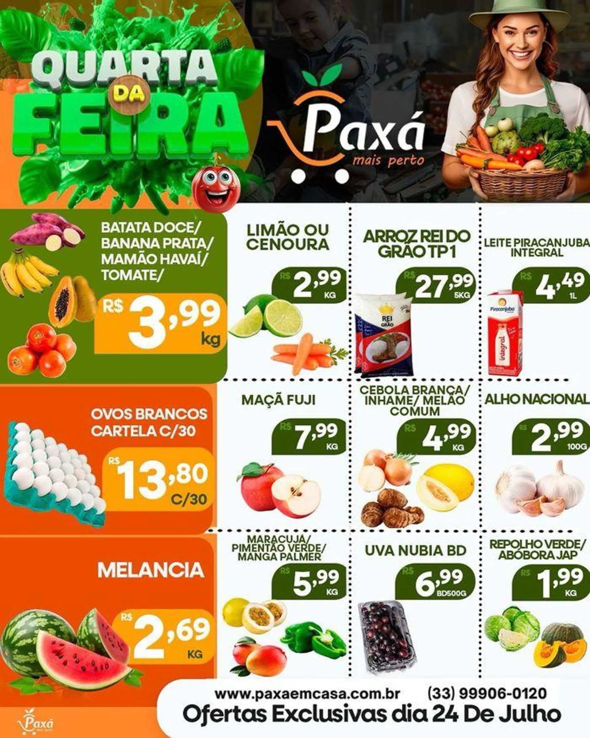 Encarte de Oferta Paxá Supermercados 25 de julho até 25 de julho 2024 - Pagina 2