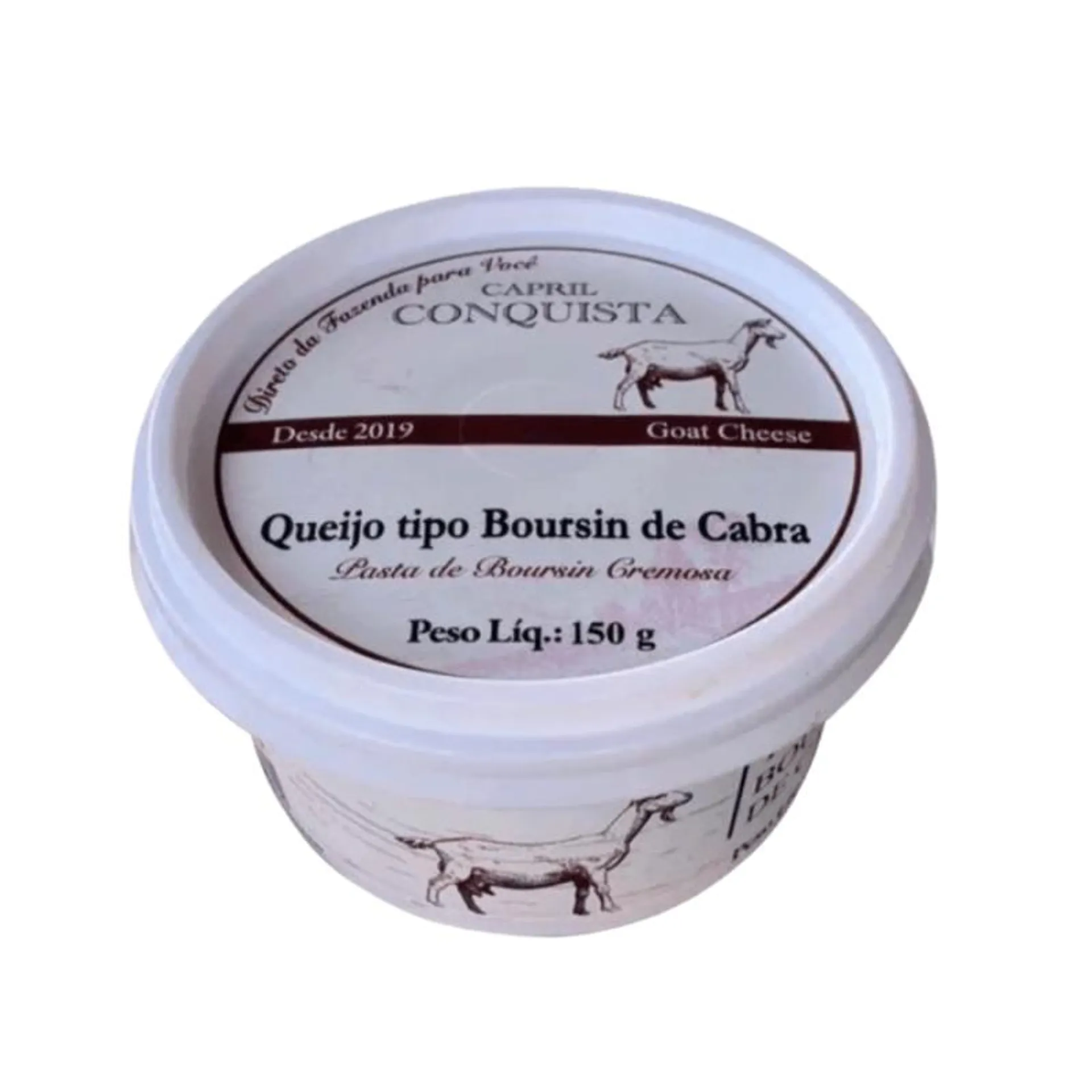 Q Tipo Boursin De Cabra Cremosa Capril 150g