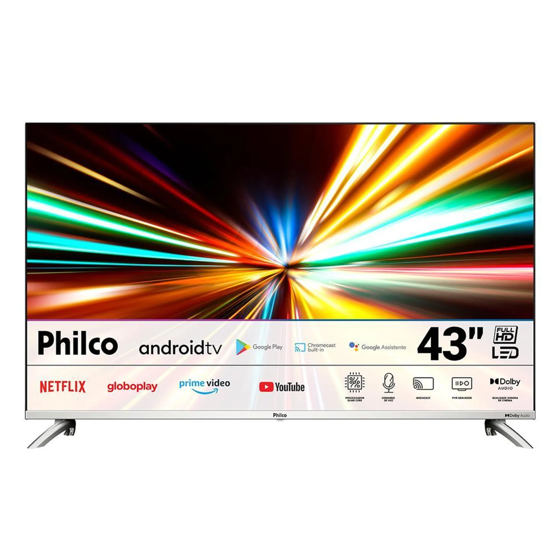 Smart TV LED Full HD 43" Philco Android PTV43G7PAGCSBLF