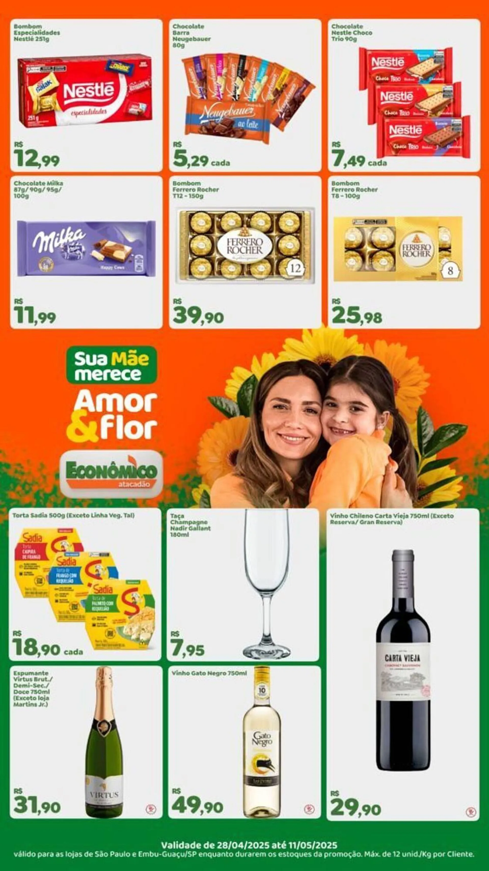 Encarte de Catálogo Econômico Atacadão 29 de abril até 11 de maio 2025 - Pagina 1