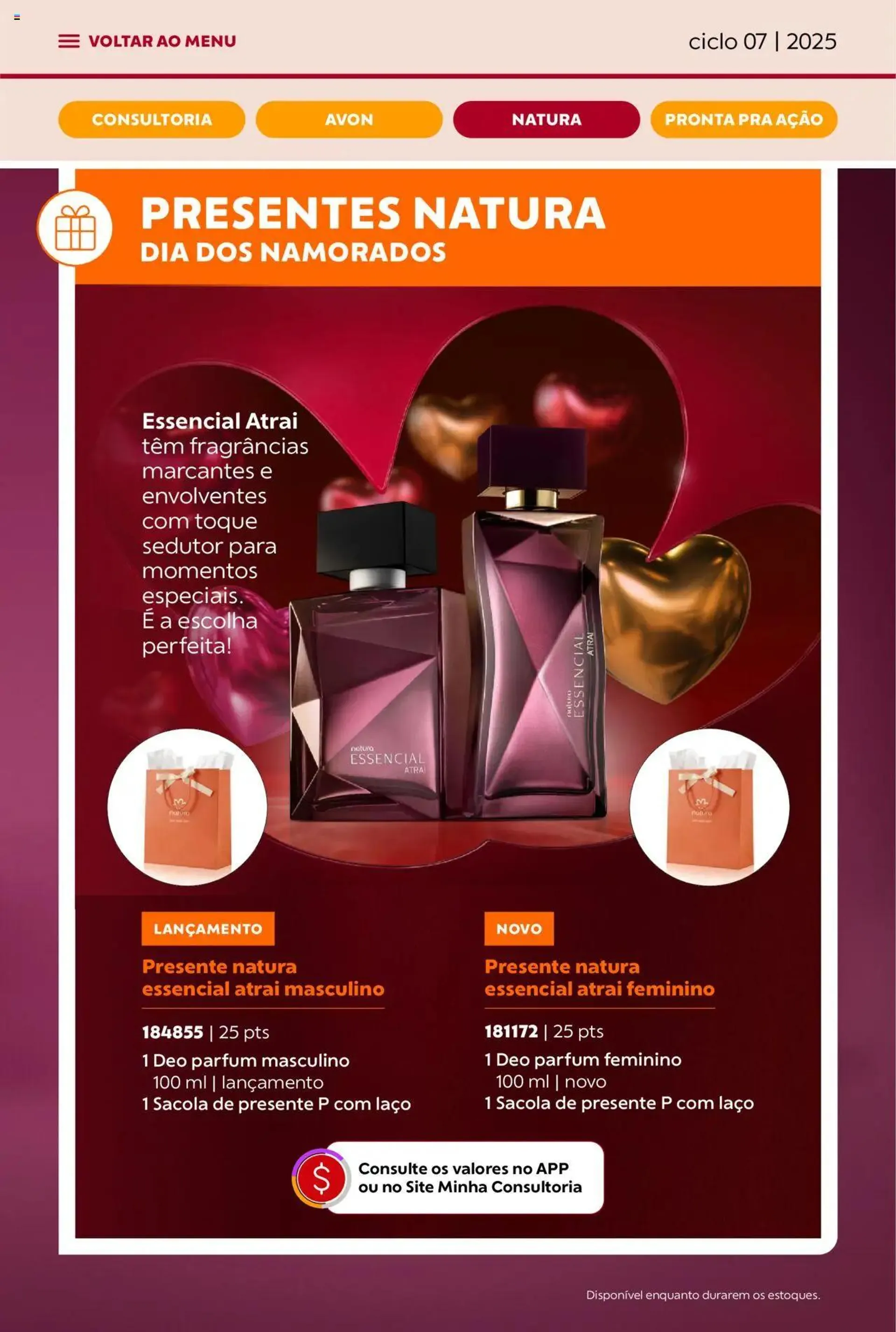 Encarte de Avon - Campanha 07: Minha Consultoria 3 de abril até 1 de maio 2025 - Pagina 59
