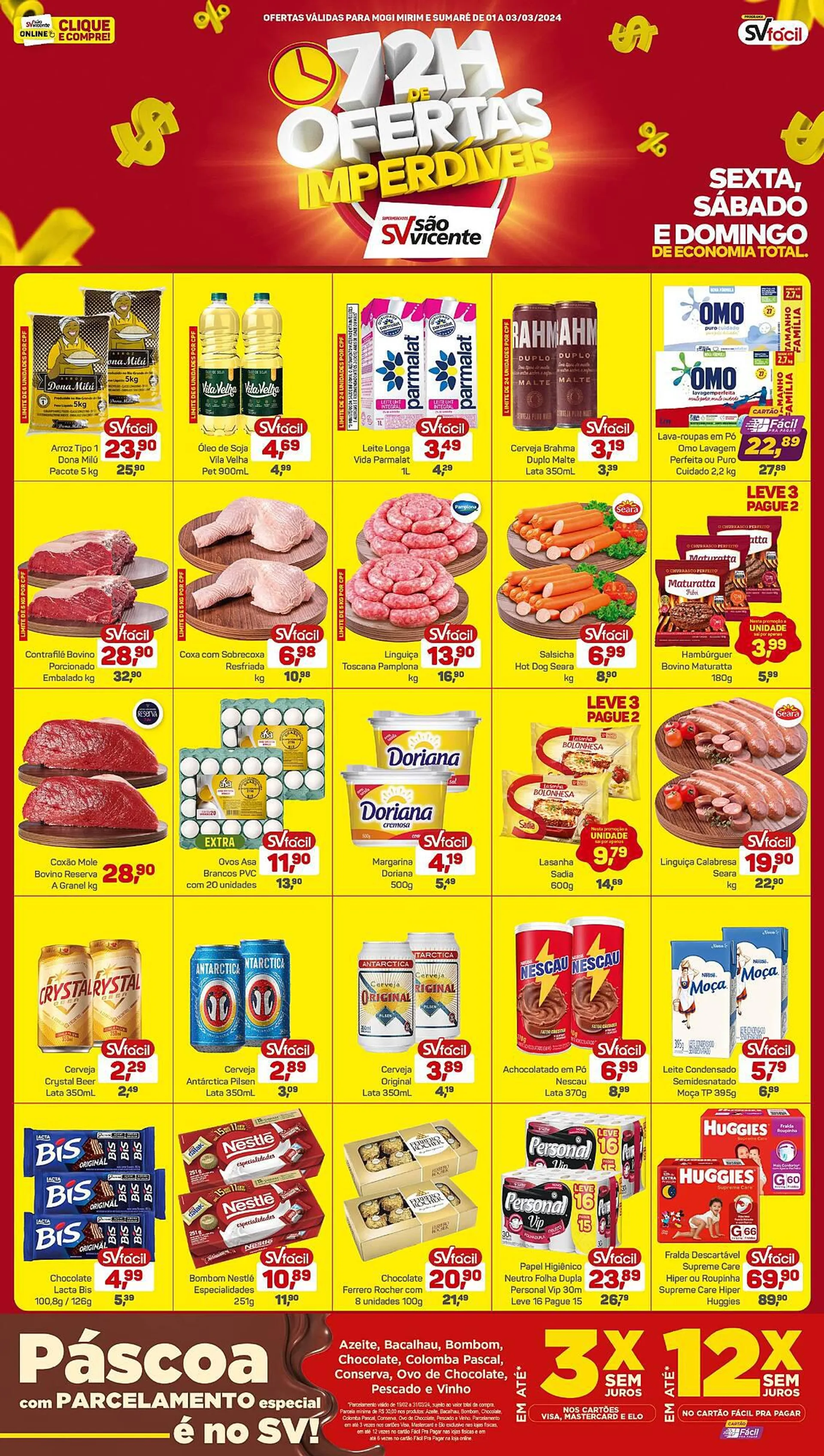 Encarte de Catálogo Supermercados São Vicente 1 de março até 3 de março 2024 - Pagina 