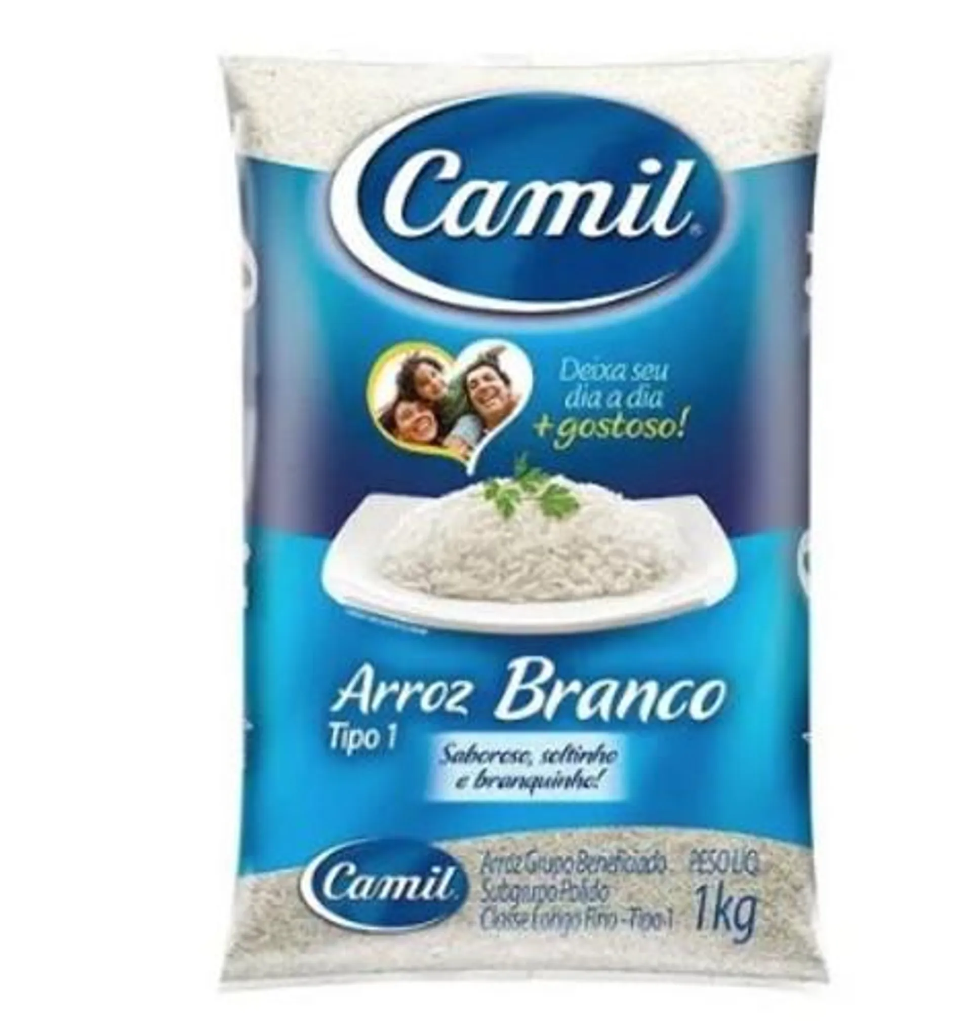 Arroz Branco T1 Camil 1kg