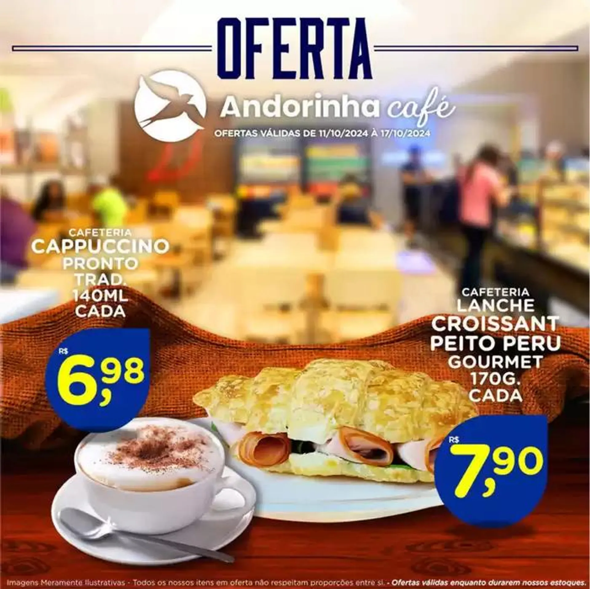 Encarte de Andorinha Hipermercado OFERTAS 11 de outubro até 17 de outubro 2024 - Pagina 1