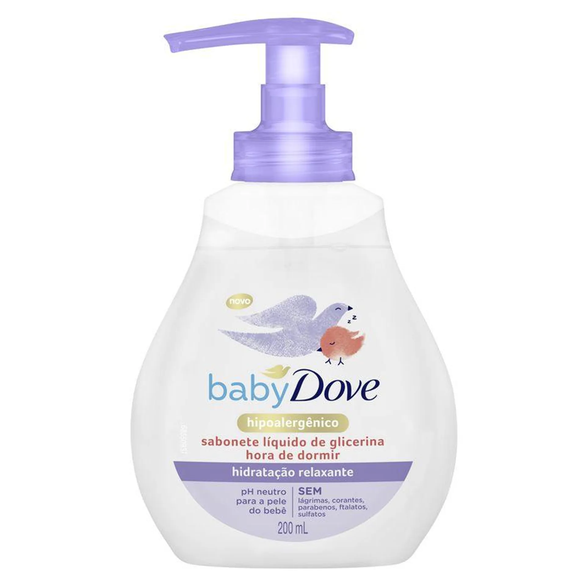 Sabonete Dove Baby Hora De Dormir Hidratação Relaxante Líquido 200ml