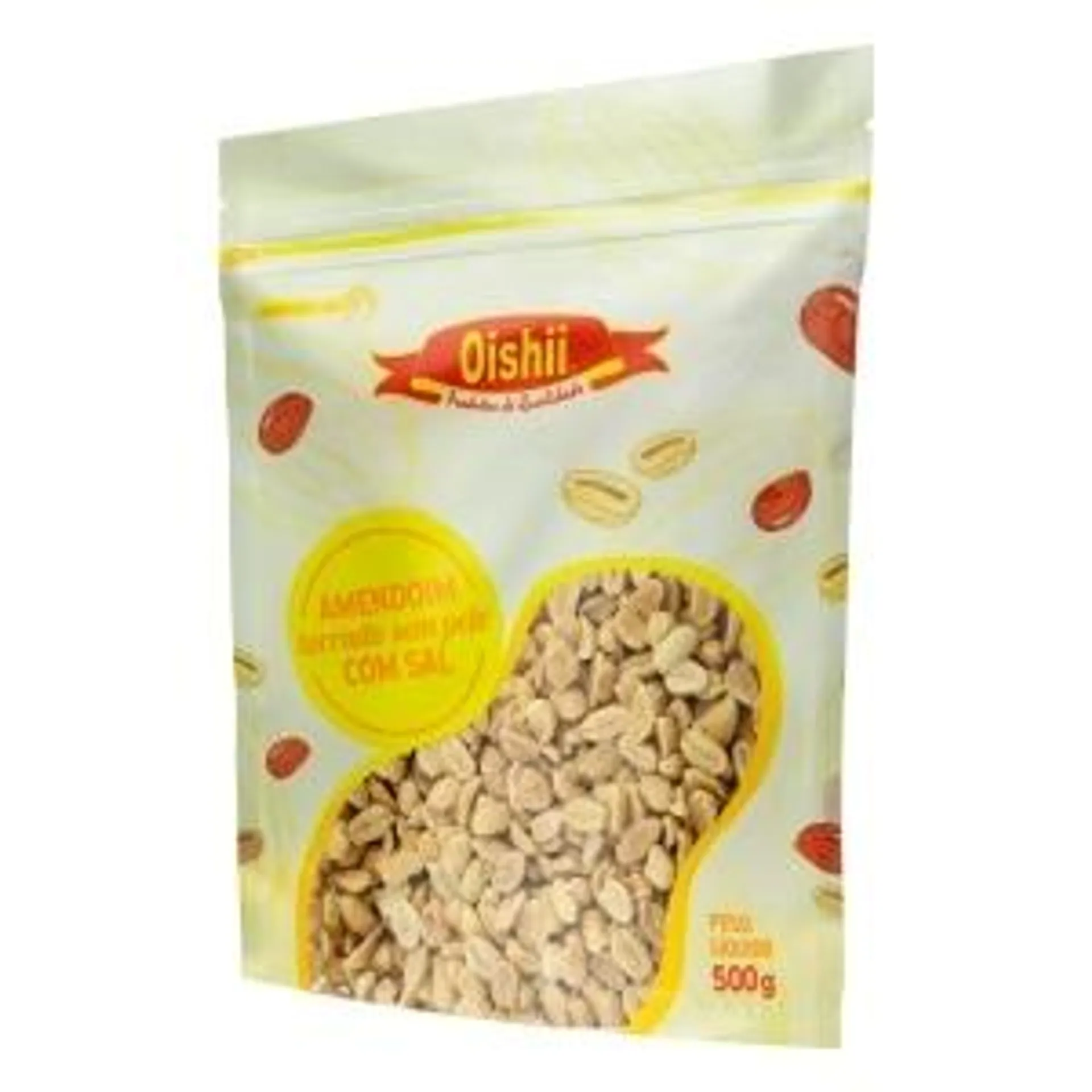 Amendoim Sem Pele Oishii 500G