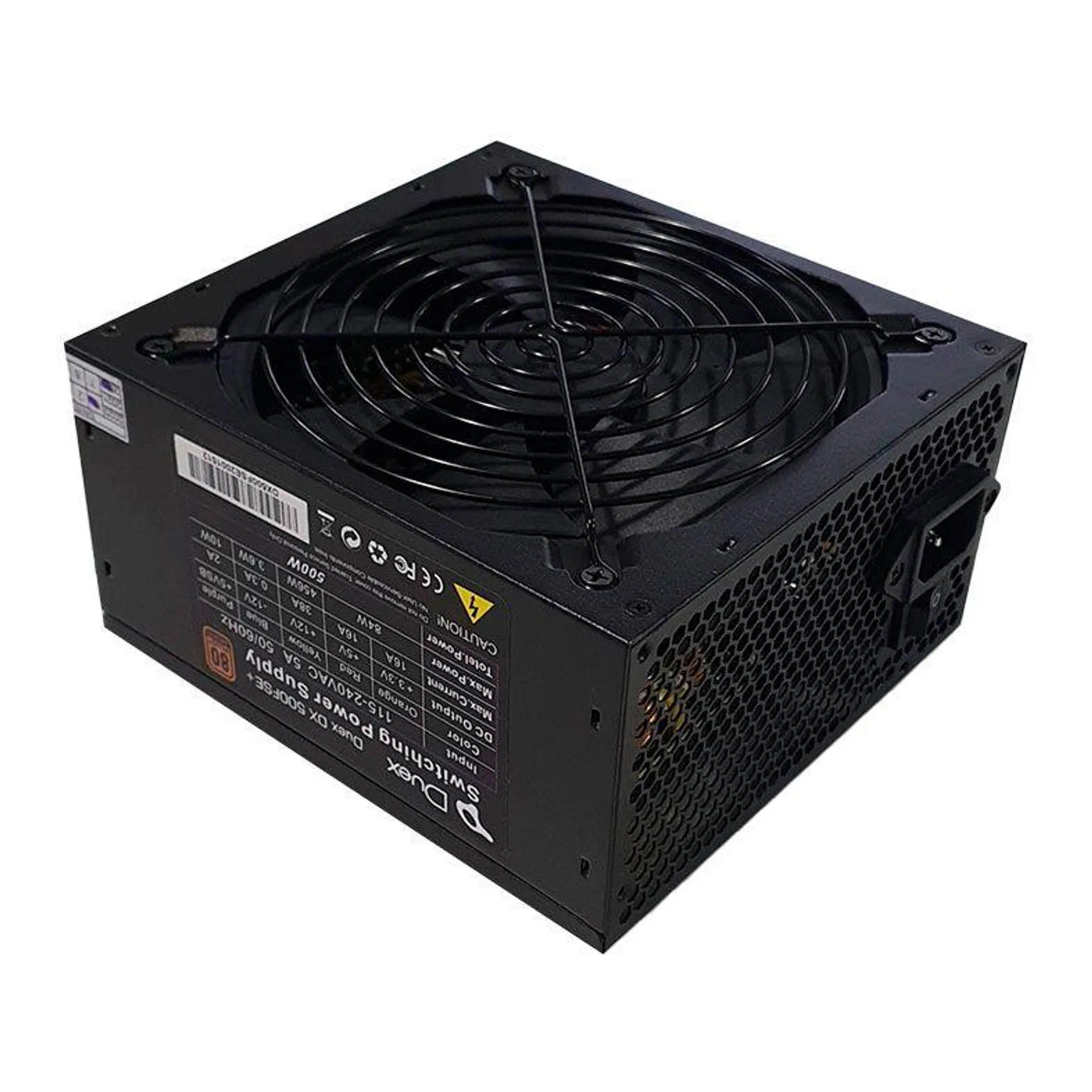 Fonte Duex 500FSE++, 500W, Full-Modular, 80 Plus Bronze, Preto, 500FSEFM