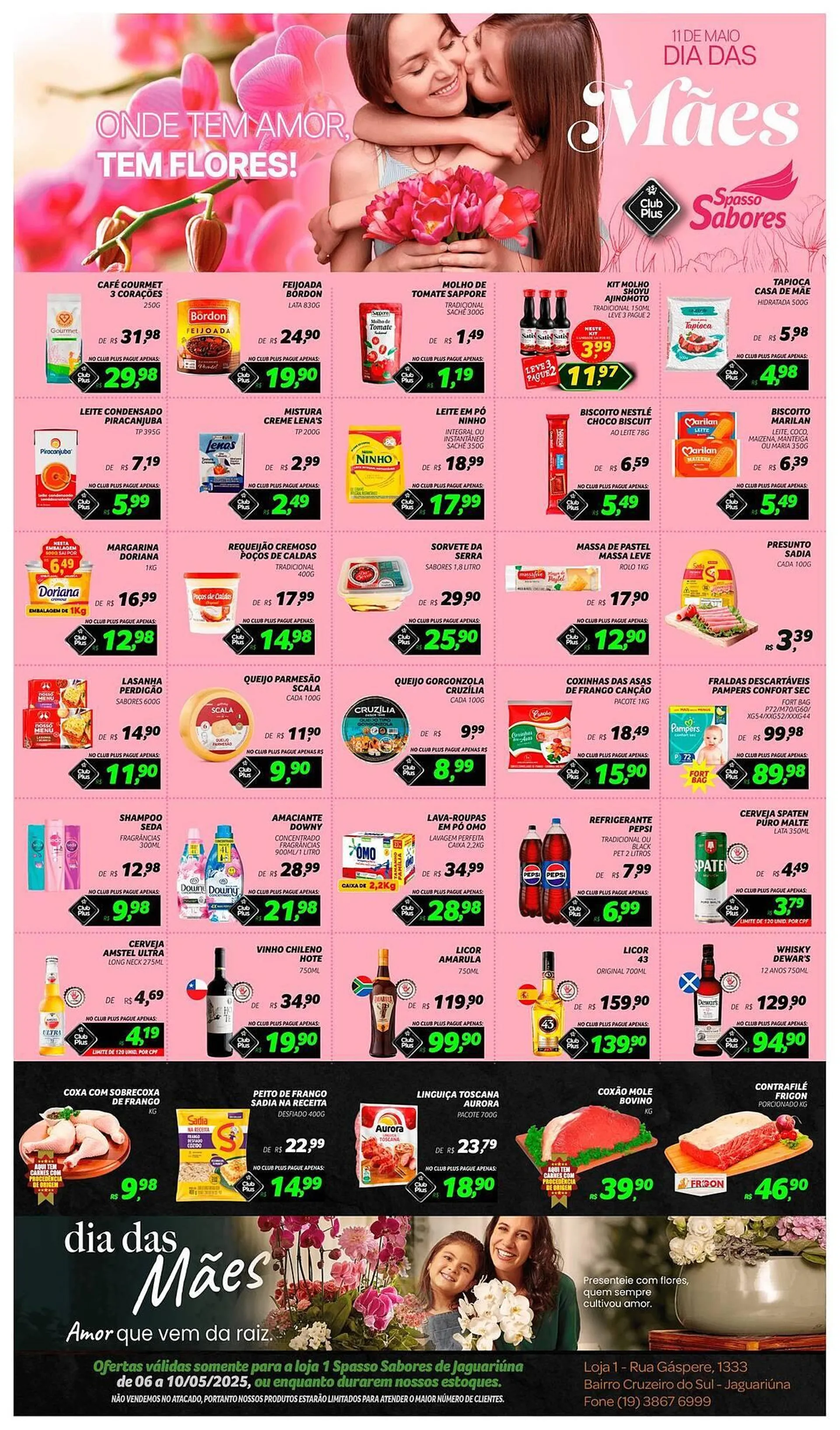Encarte de Catálogo Spasso Sabores 7 de maio até 10 de maio 2025 - Pagina 1
