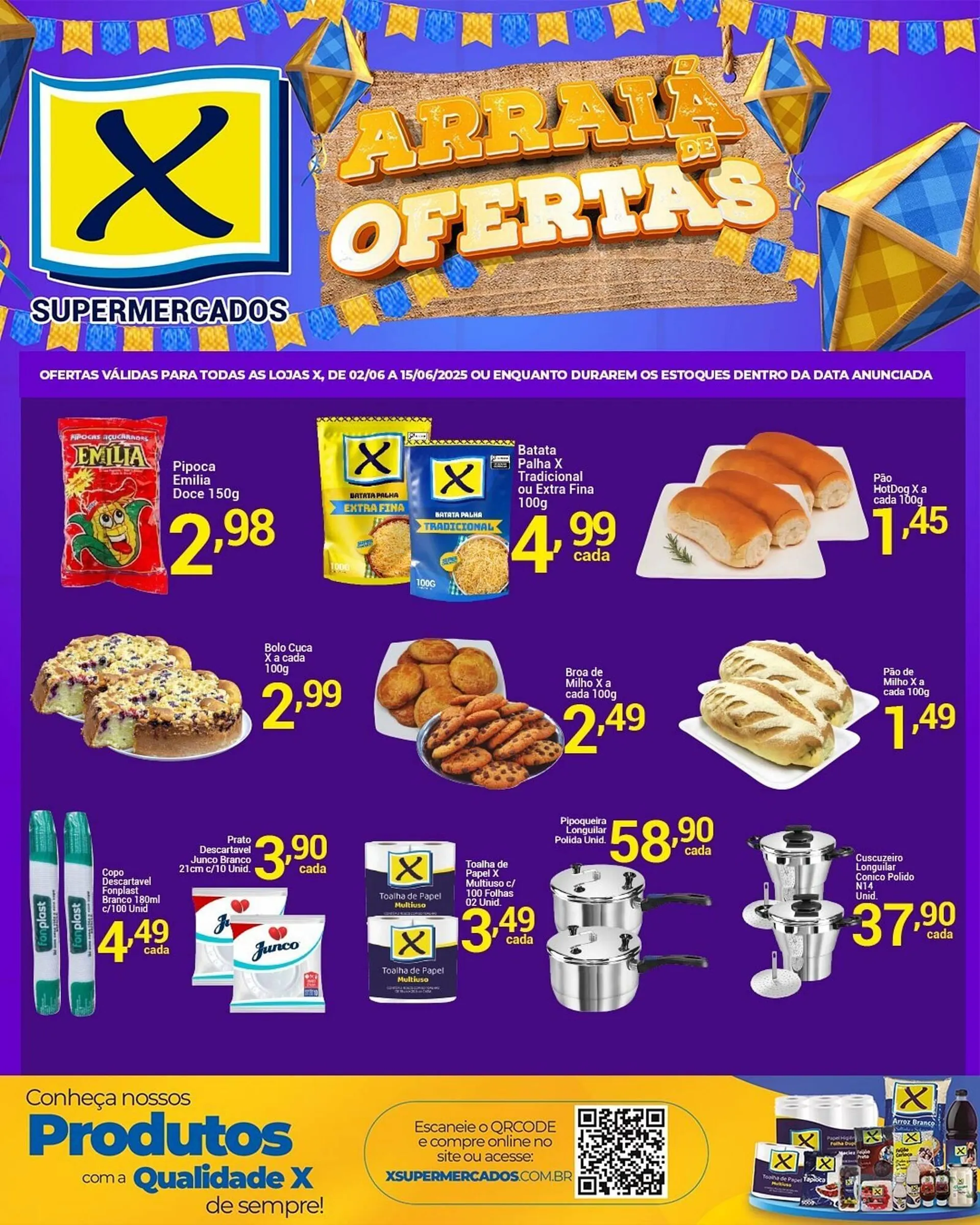 Encarte de Catálogo X Supermercados 2 de junho até 15 de junho 2025 - Pagina 2