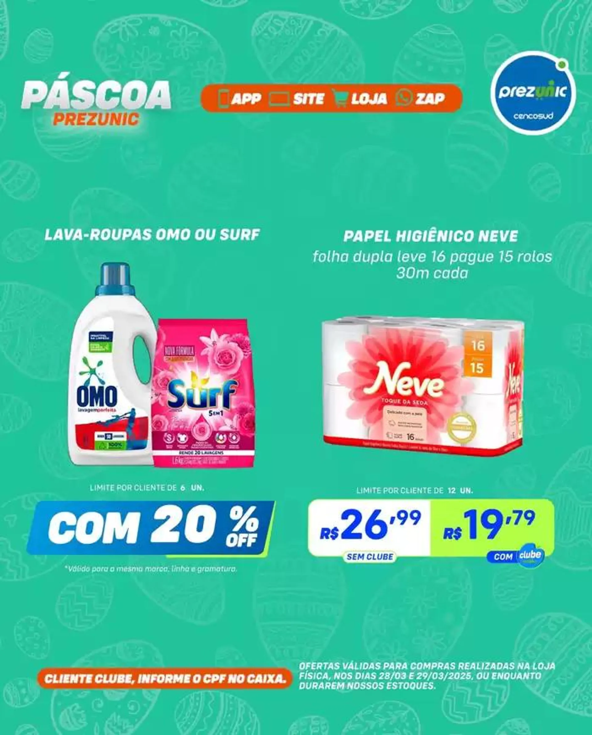Encarte de Ofertas especiais para você 28 de março até 29 de março 2025 - Pagina 6
