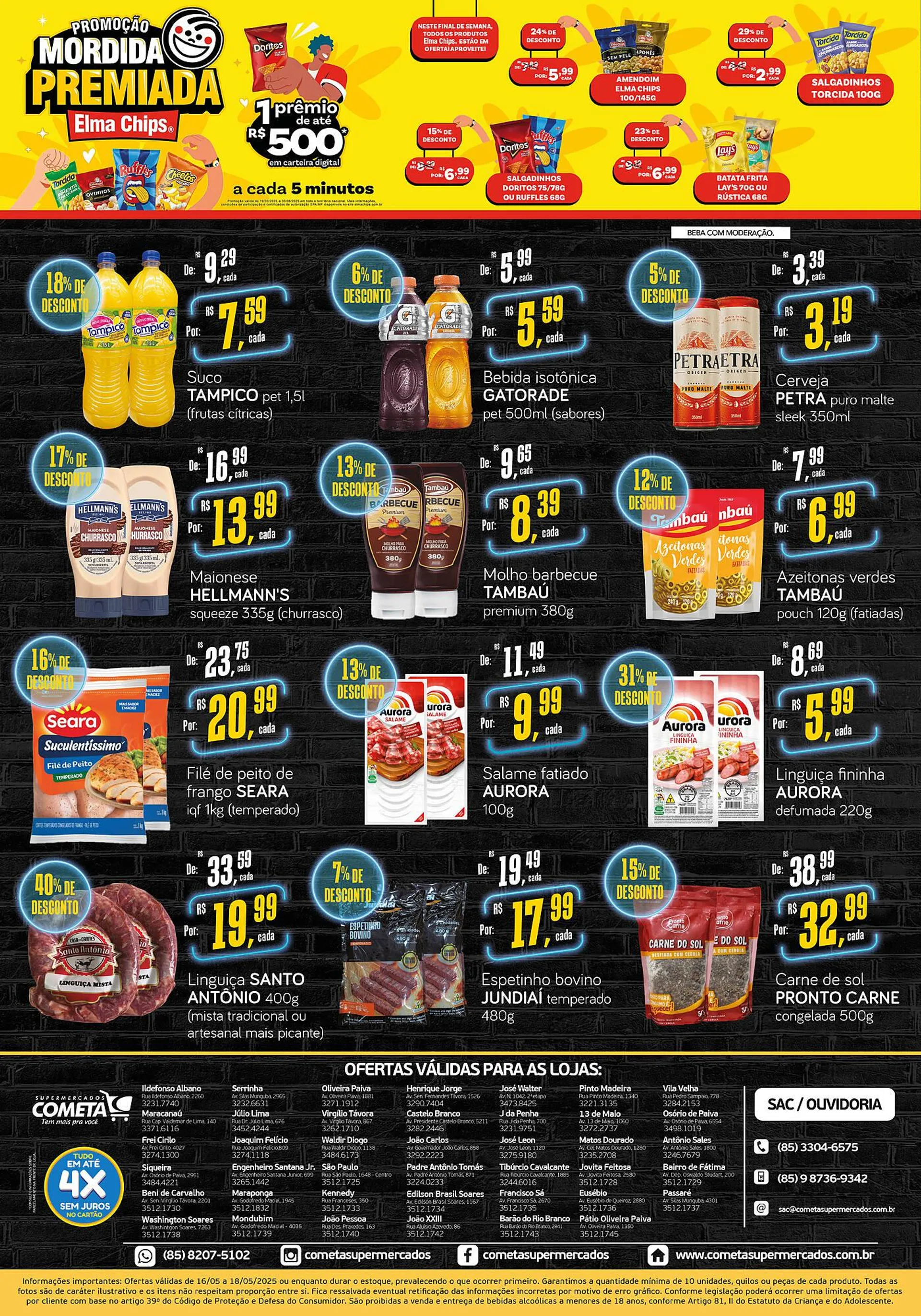 Encarte de Catálogo Cometa Supermercados 16 de maio até 18 de maio 2025 - Pagina 2