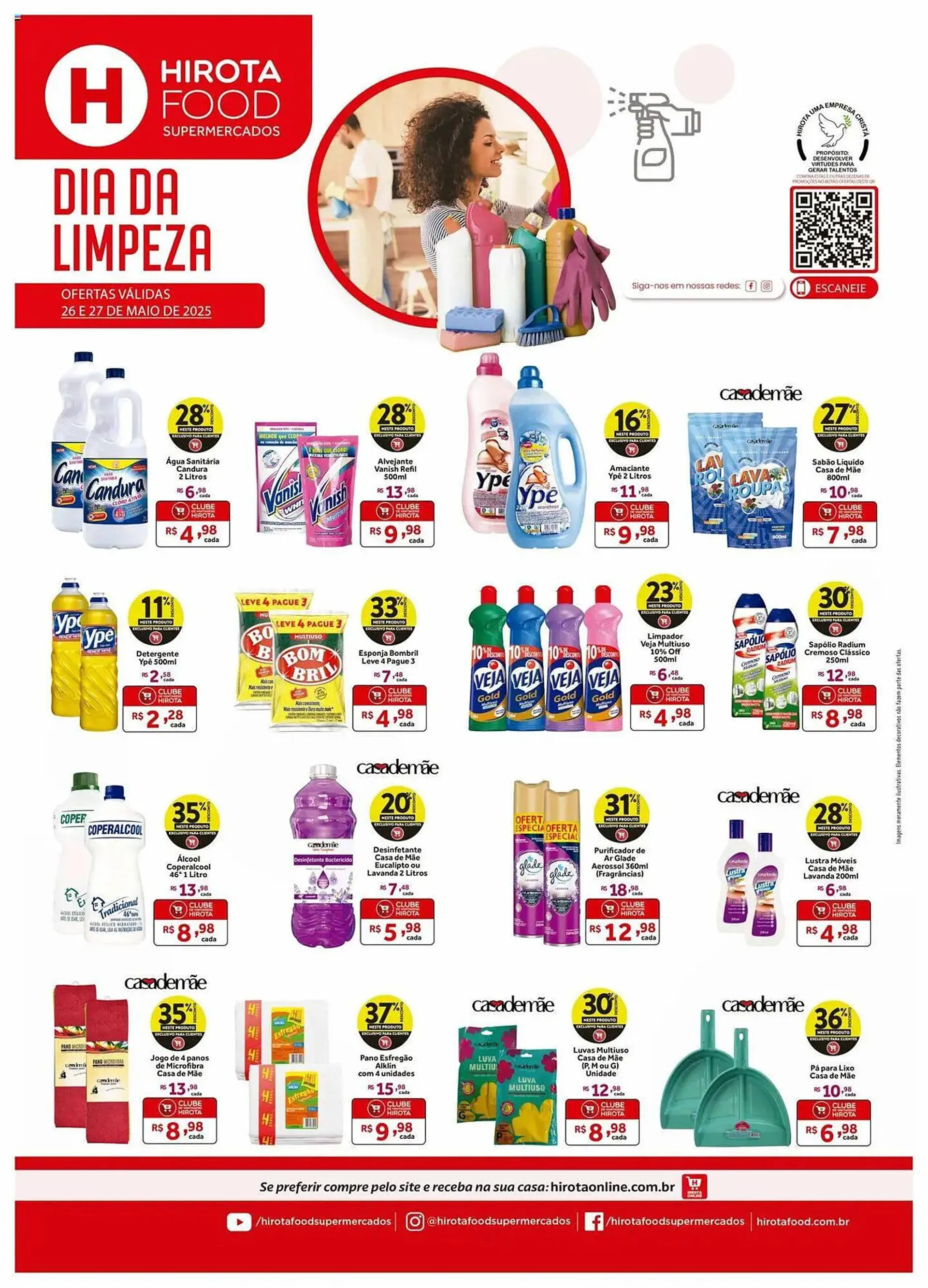 Encarte de Catálogo Hirota Food Supermercado 26 de maio até 28 de maio 2025 - Pagina 1