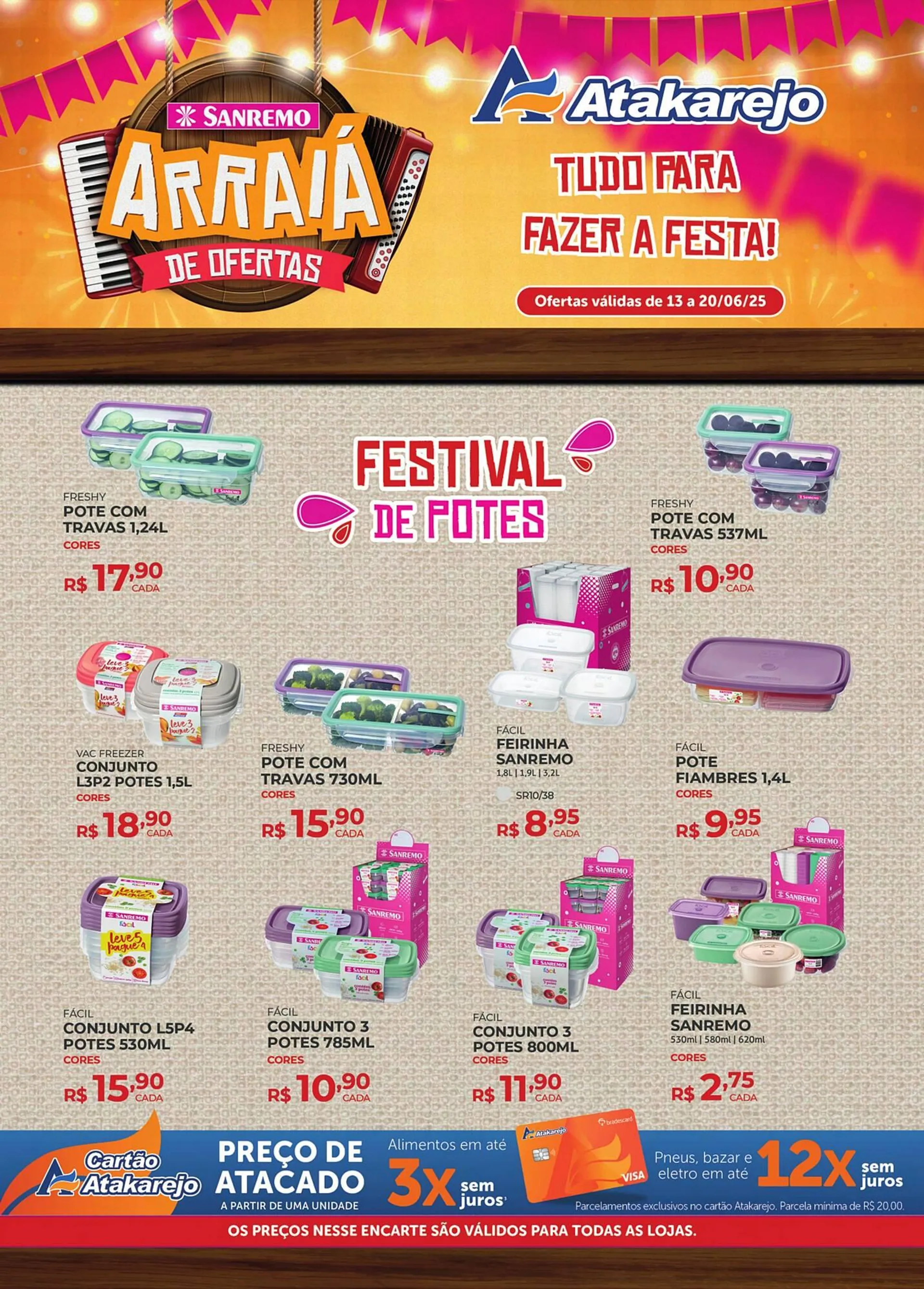 Encarte de Catálogo Atakarejo 13 de junho até 20 de junho 2025 - Pagina 1