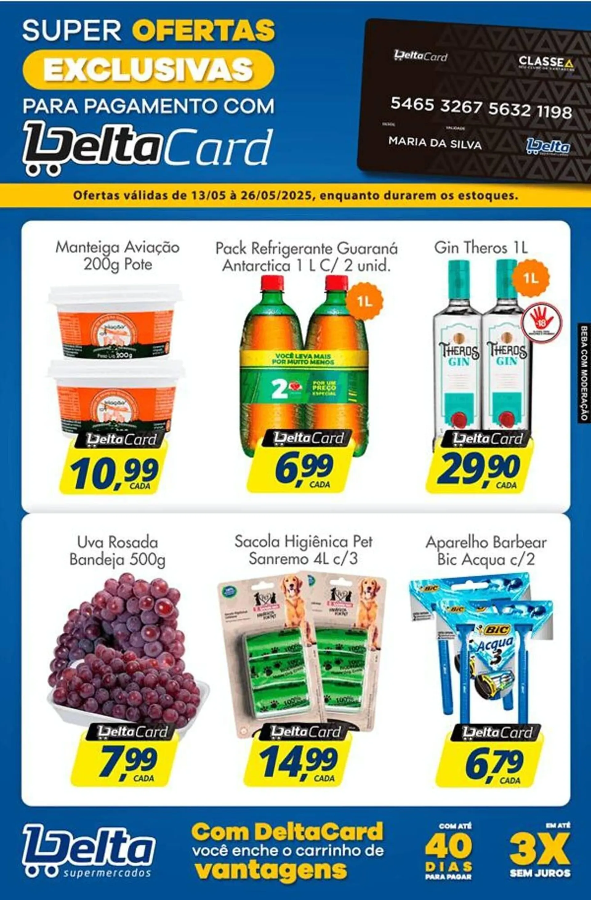 Encarte de Catálogo Delta Supermercados 13 de maio até 26 de maio 2025 - Pagina 2