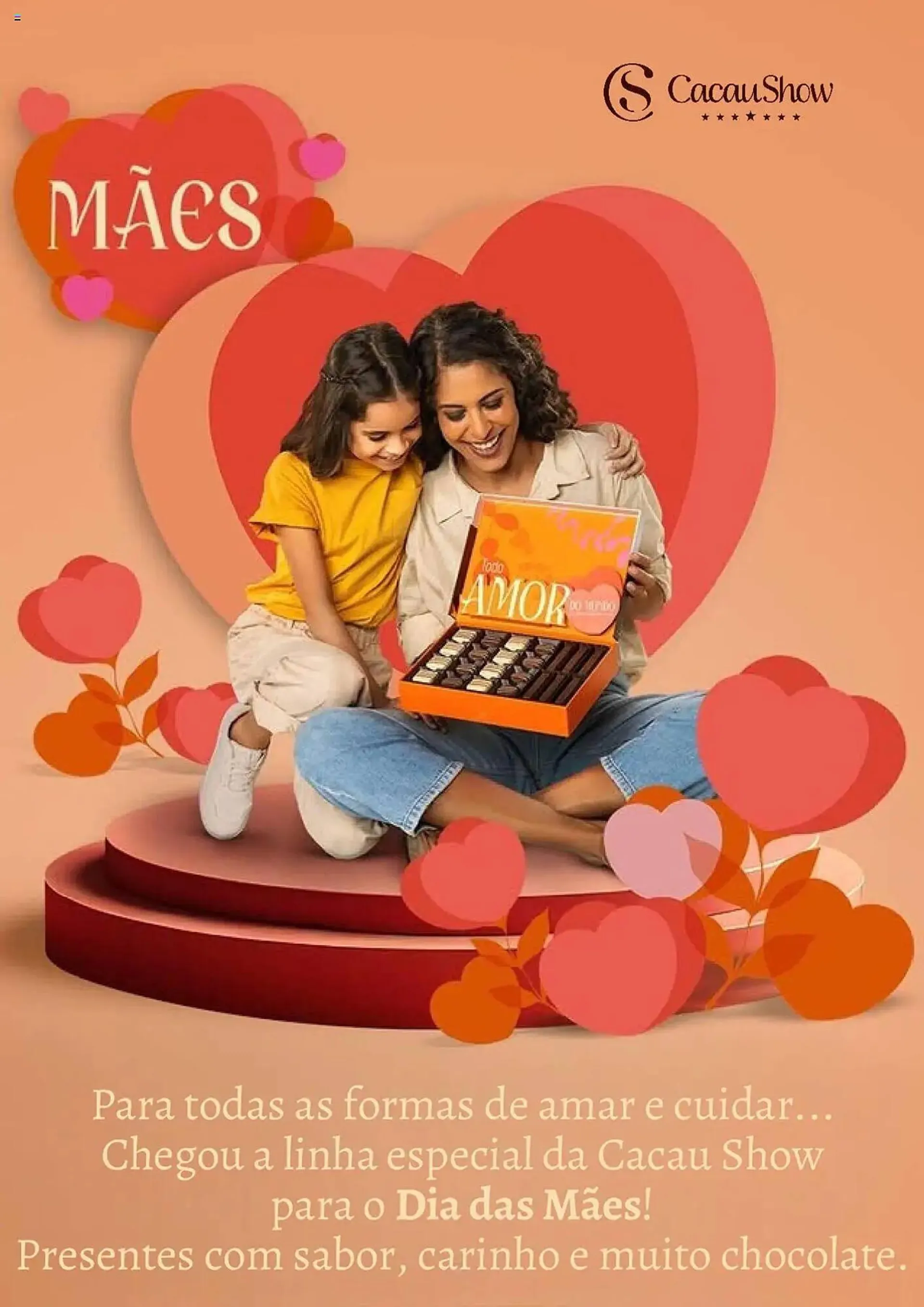 Encarte de Catálogo Cacau Show 24 de abril até 11 de maio 2025 - Pagina 1