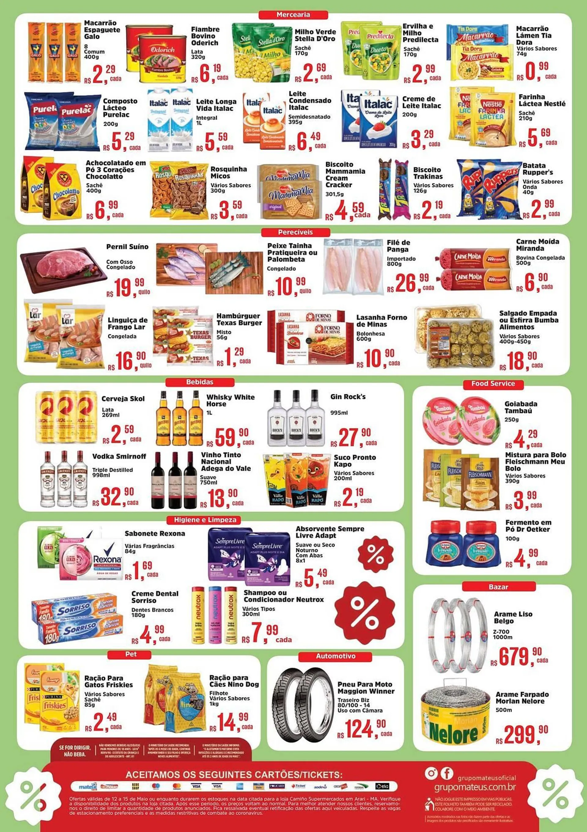 Encarte de Catálogo Supermercados Mateus 12 de maio até 15 de maio 2025 - Pagina 2