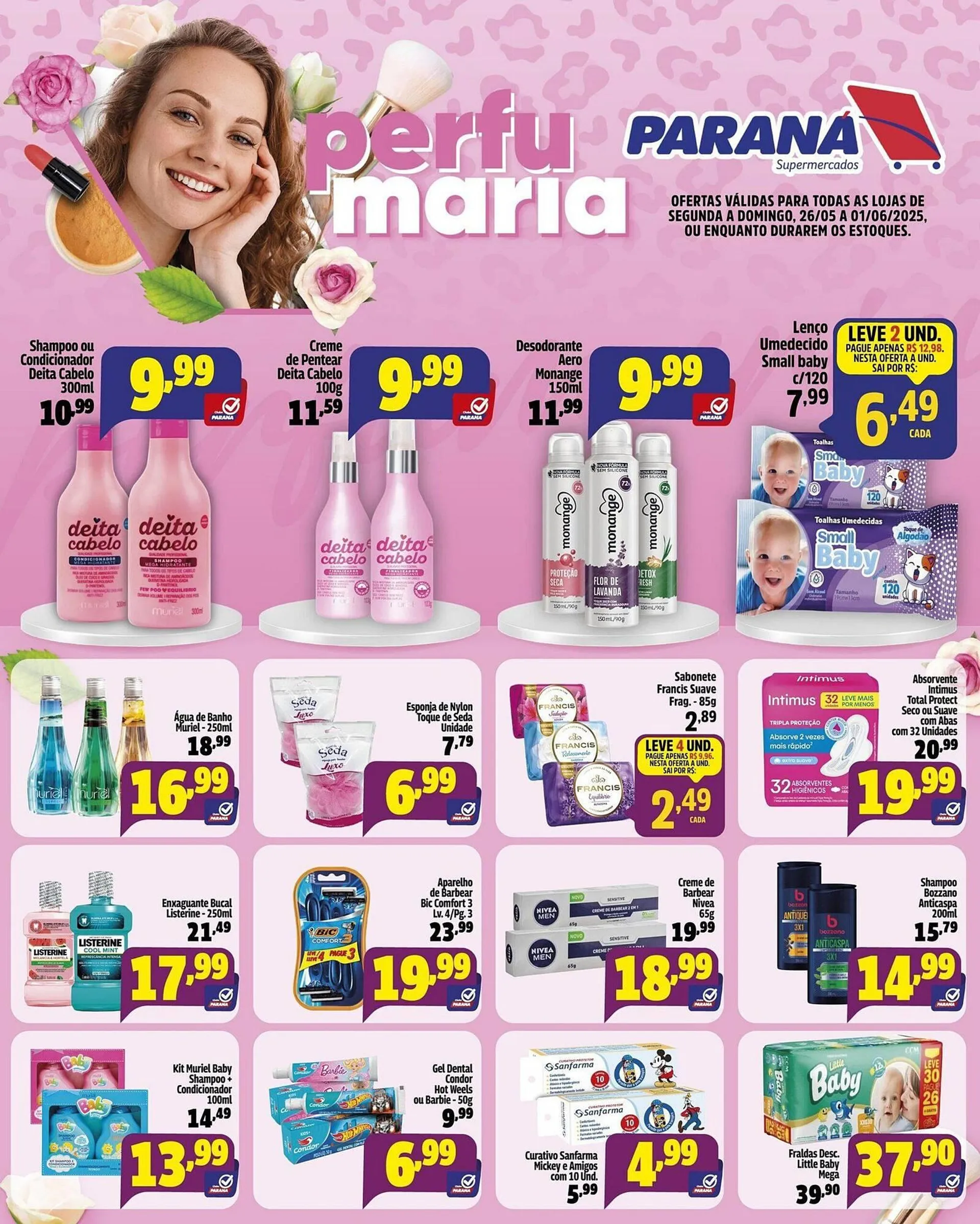 Encarte de Catálogo Supermercado Paraná 26 de maio até 1 de junho 2025 - Pagina 1