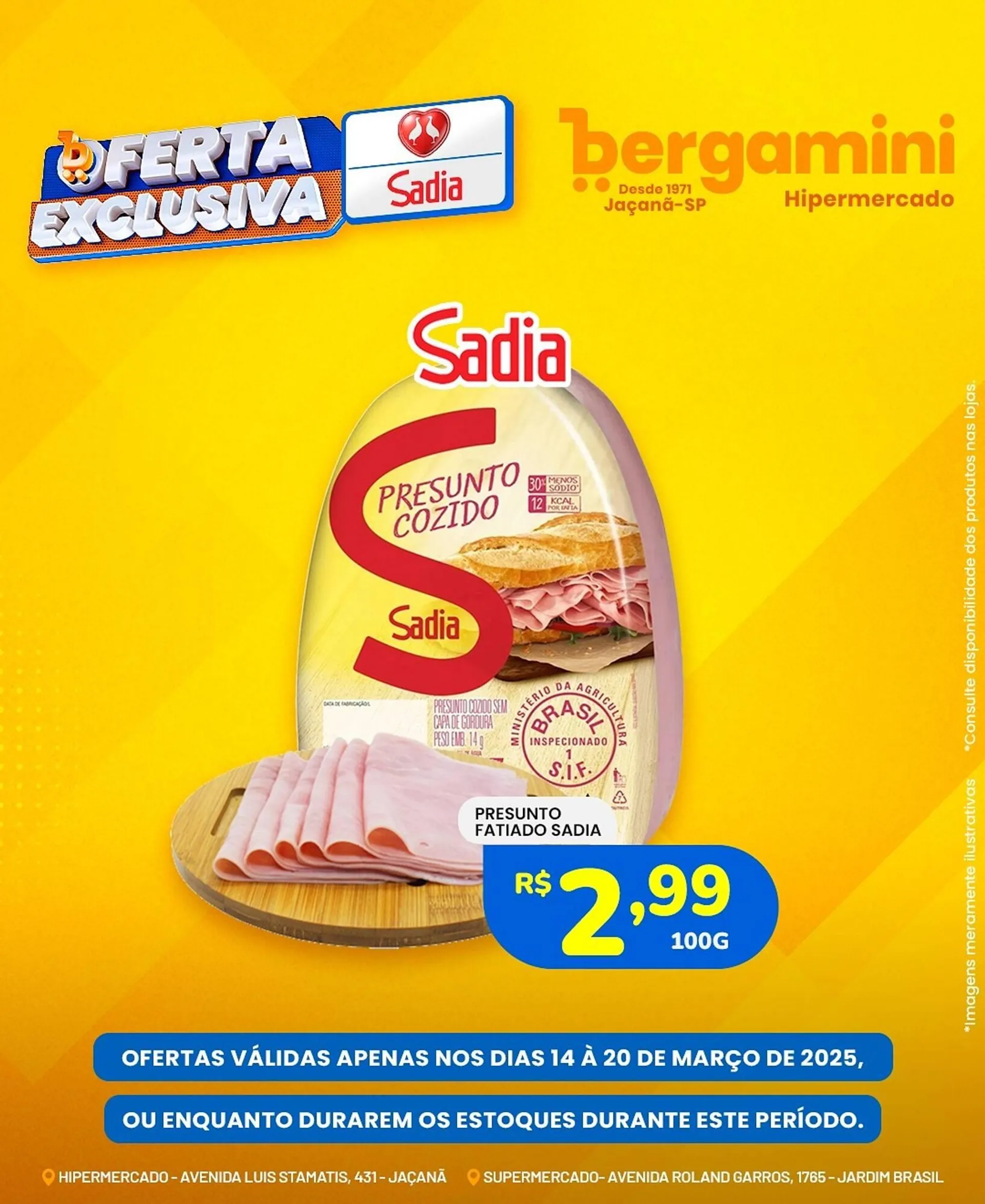 Encarte de Catálogo Supermercado Bergamini 14 de março até 20 de março 2025 - Pagina 3