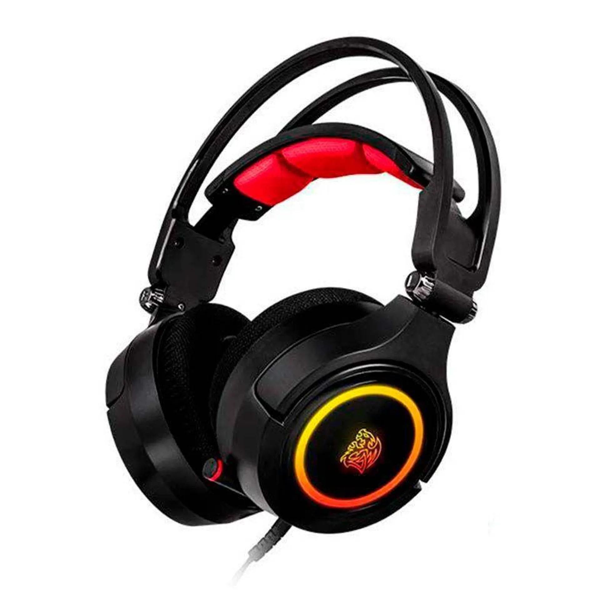 Headset Gamer Thermaltake Cronos Riing RGB 7.1 Preto, HT-CRA-DIECBK-20