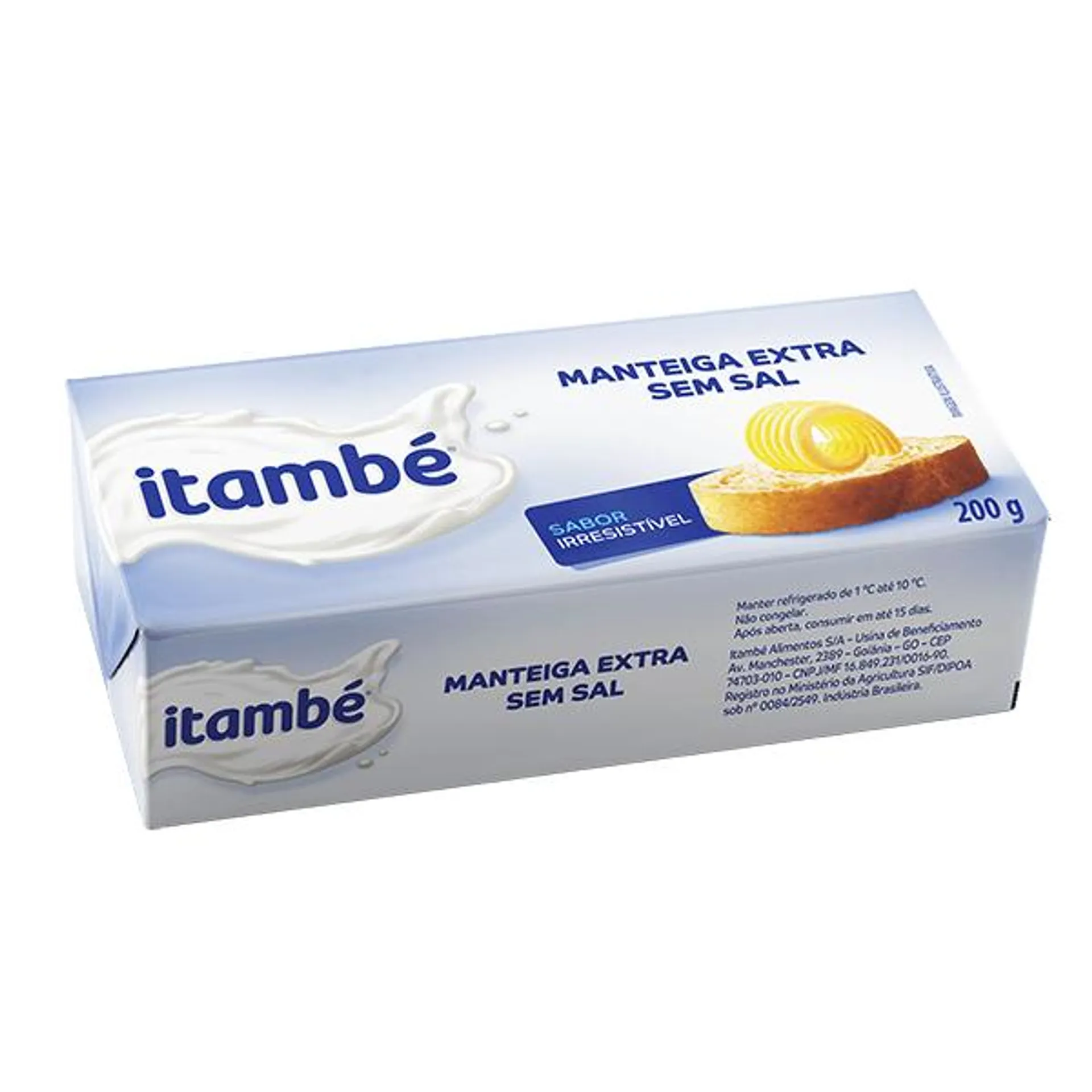 Manteiga Itambé Extra sem Sal 200g