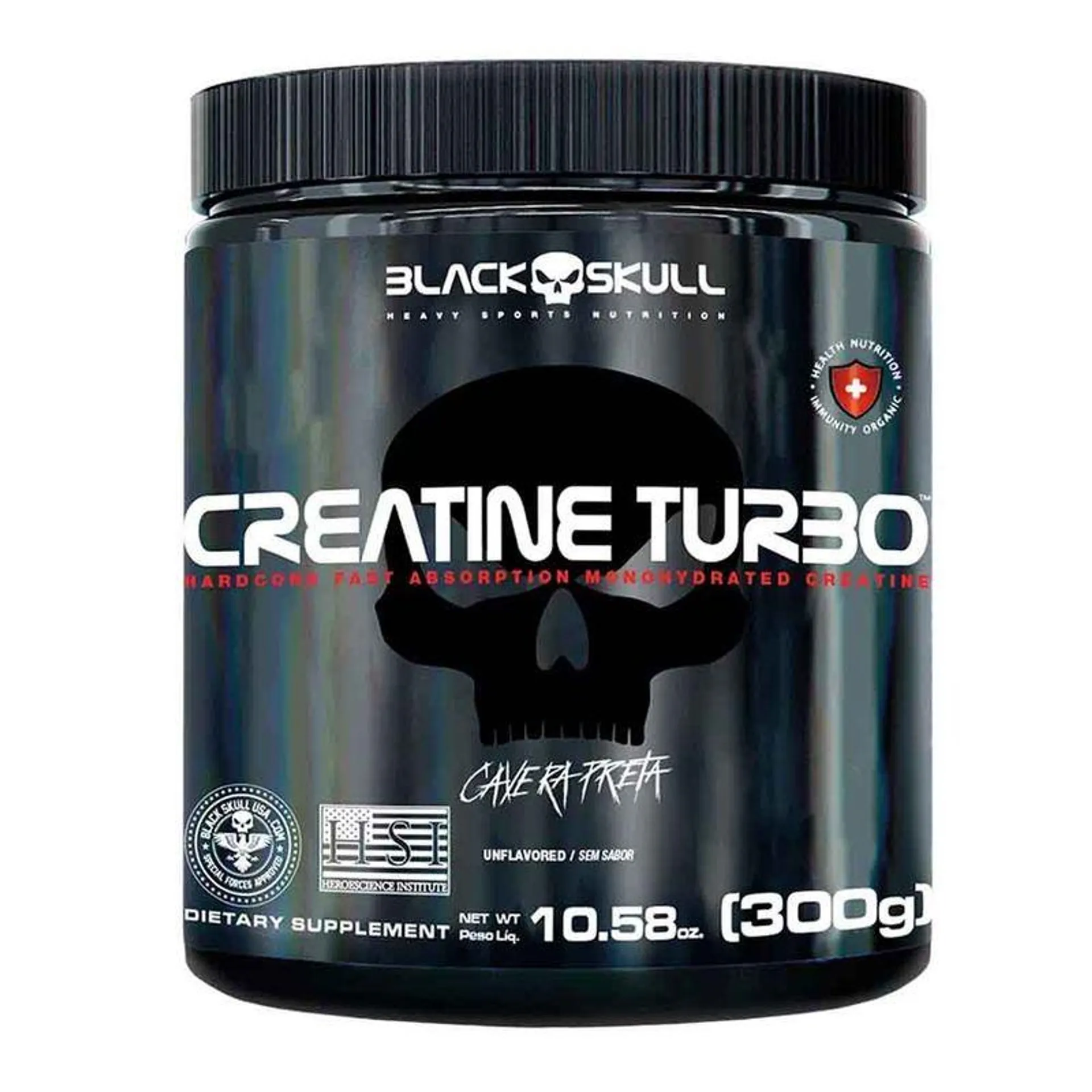 CREATINE TURBO 300G BLACK SKULL