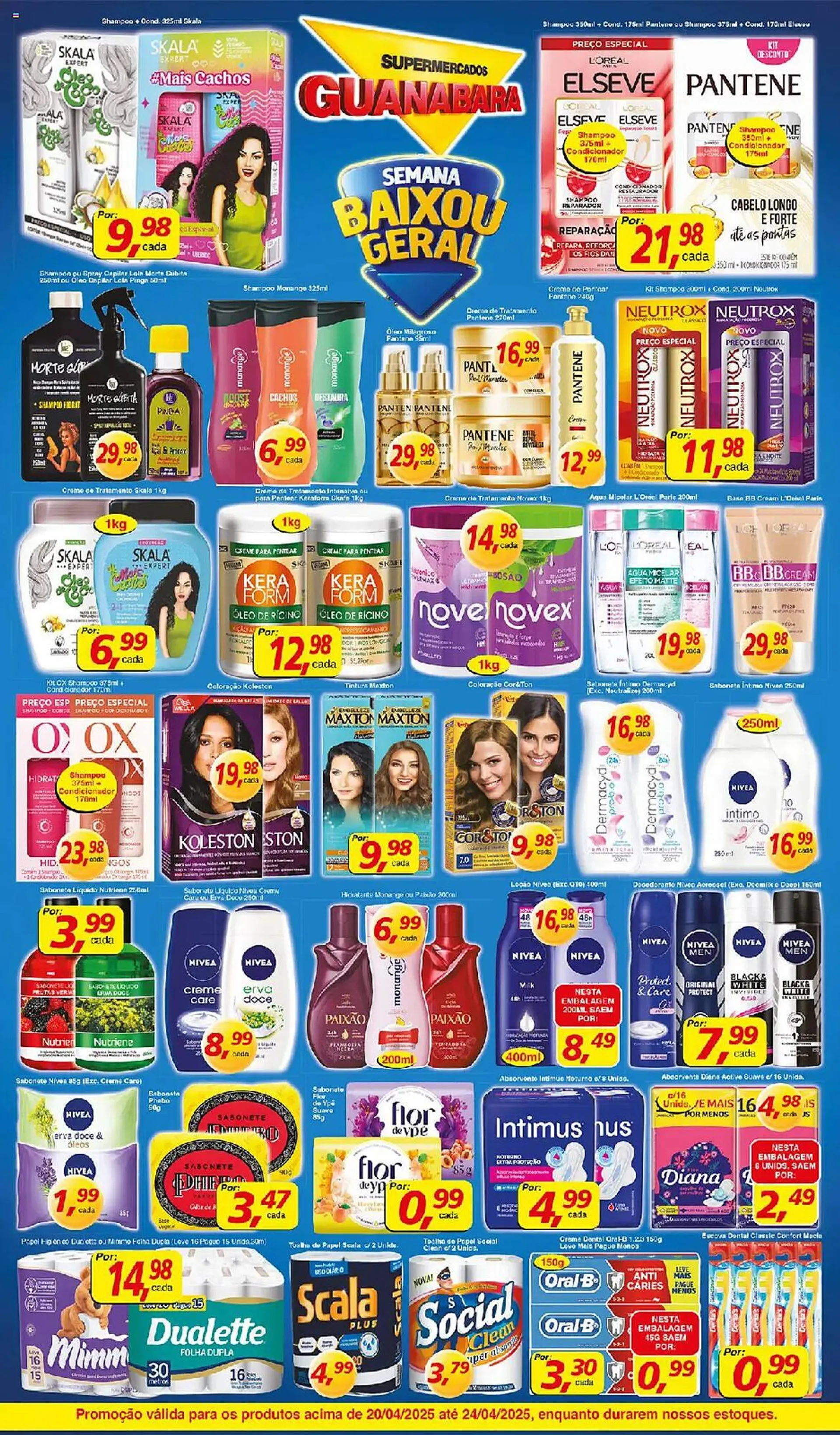 Encarte de Catálogo Supermercados Guanabara 20 de abril até 24 de abril 2025 - Pagina 7
