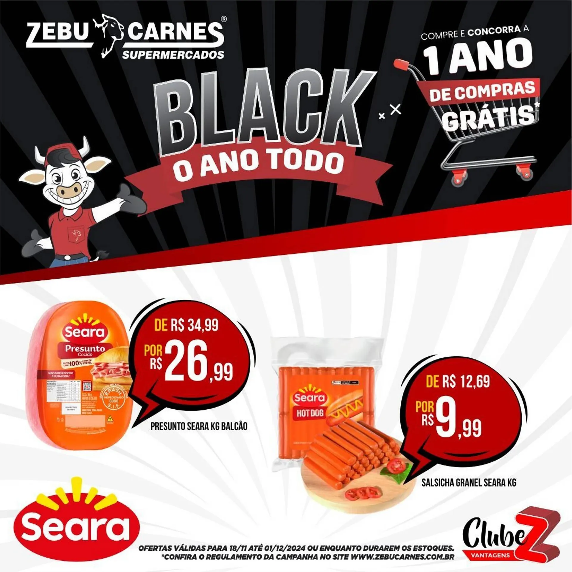 Encarte de Catálogo Zebu Carnes Supermercados 21 de novembro até 30 de novembro 2024 - Pagina 2