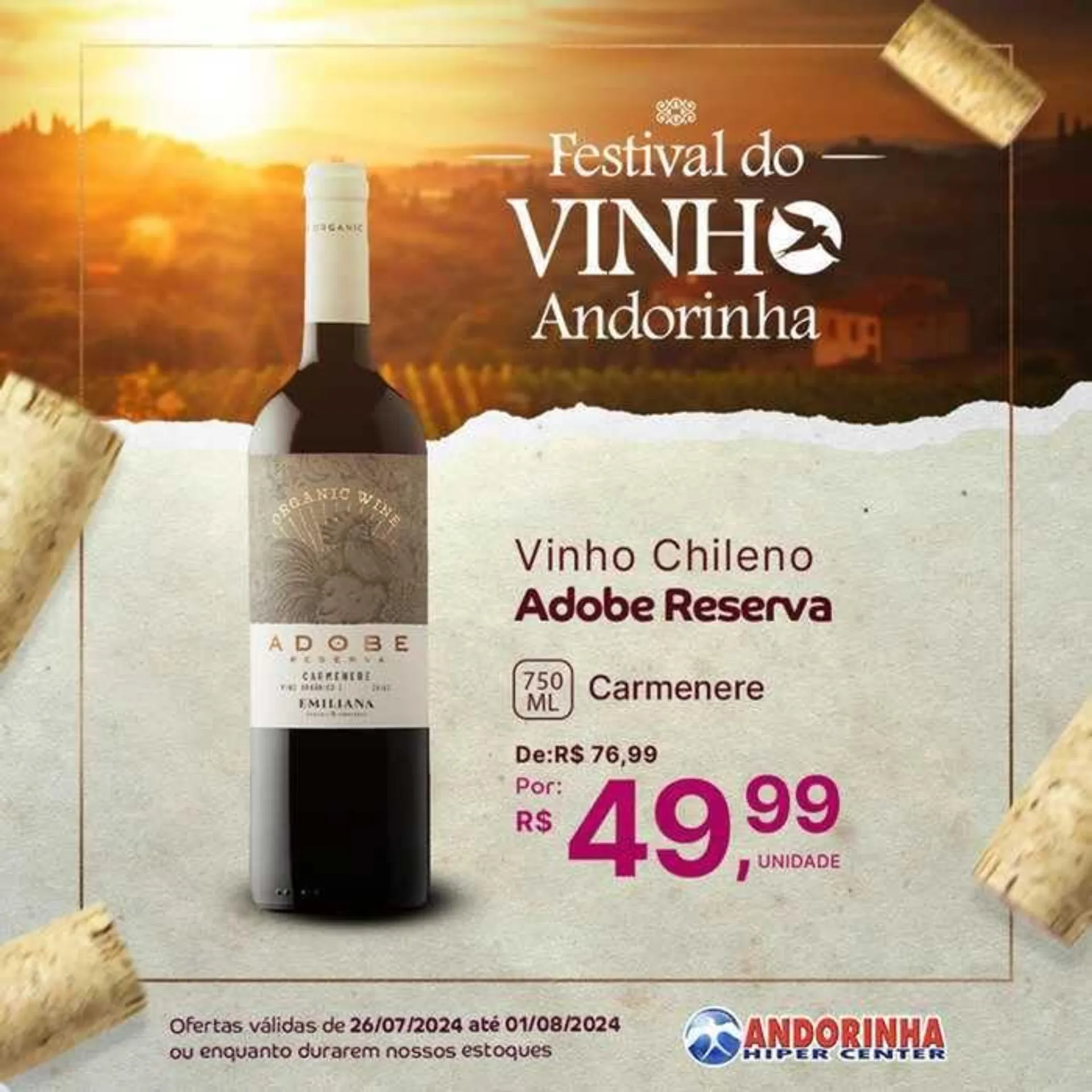 Andorinha Hipermercado Ofertas de Vinho - 4